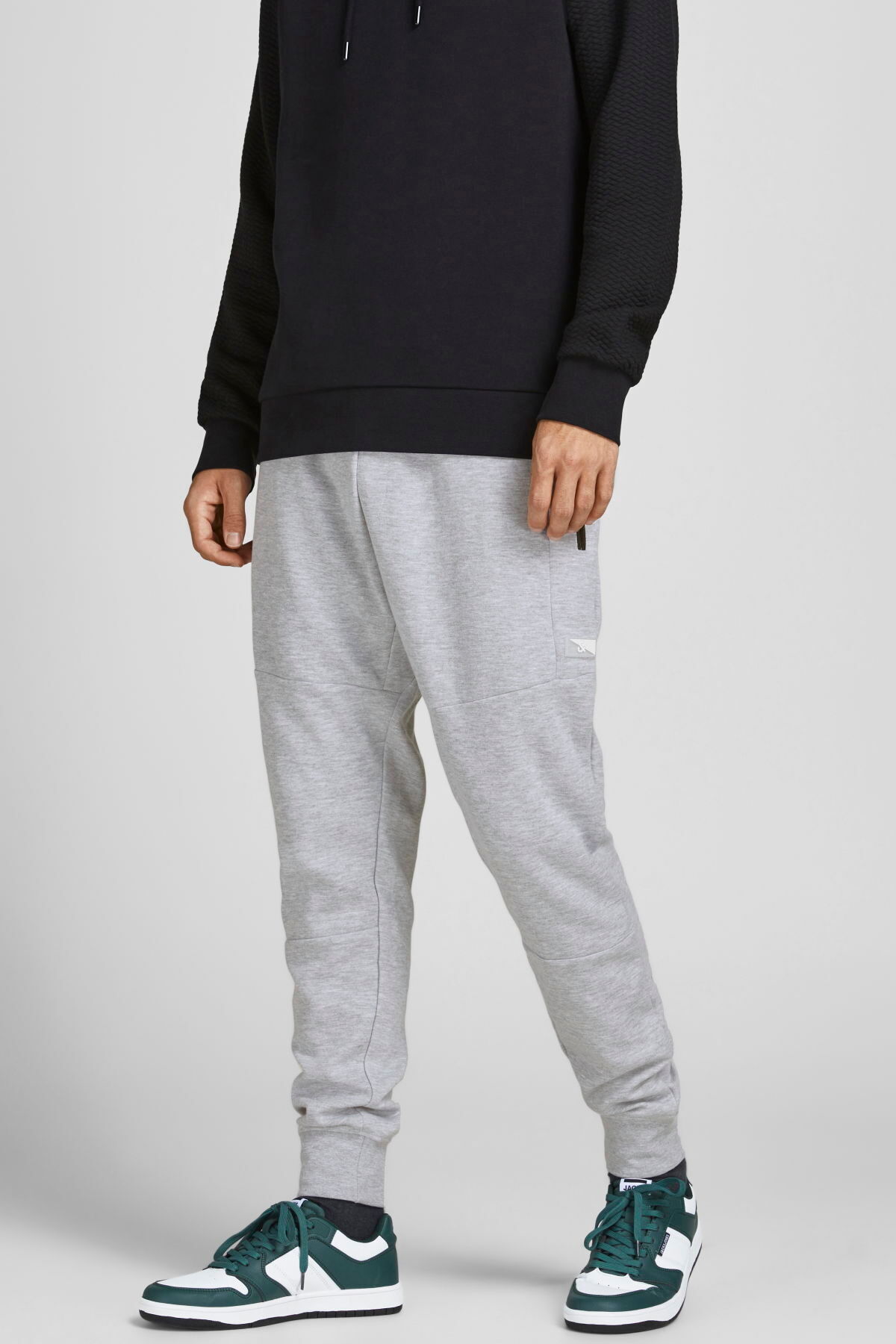 شلوار گرمکن ورزشی مردانه راسته فاق نرمال | جک اند جونز Jack & Jones 12184970 - BS - تصویر 2