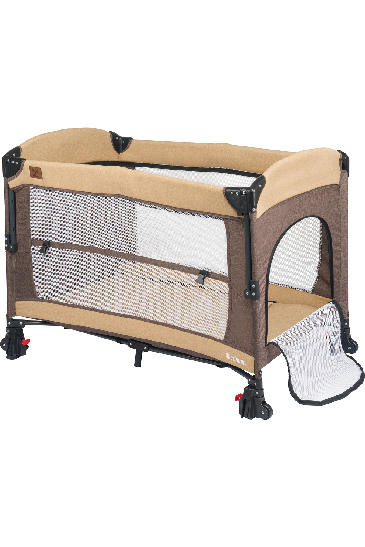 Mamma Maximum Anne Yanı Organizerli Dönenceli Cibinlikli Park Yatak Beşik 70 x 110 cm. fotoğrafı 4 (önizleme)