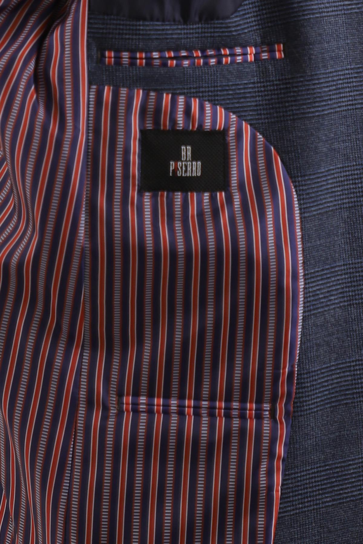 ژاکت مردانه آبی BRUEGEL | C0006864 اورجینال - تصویر 4