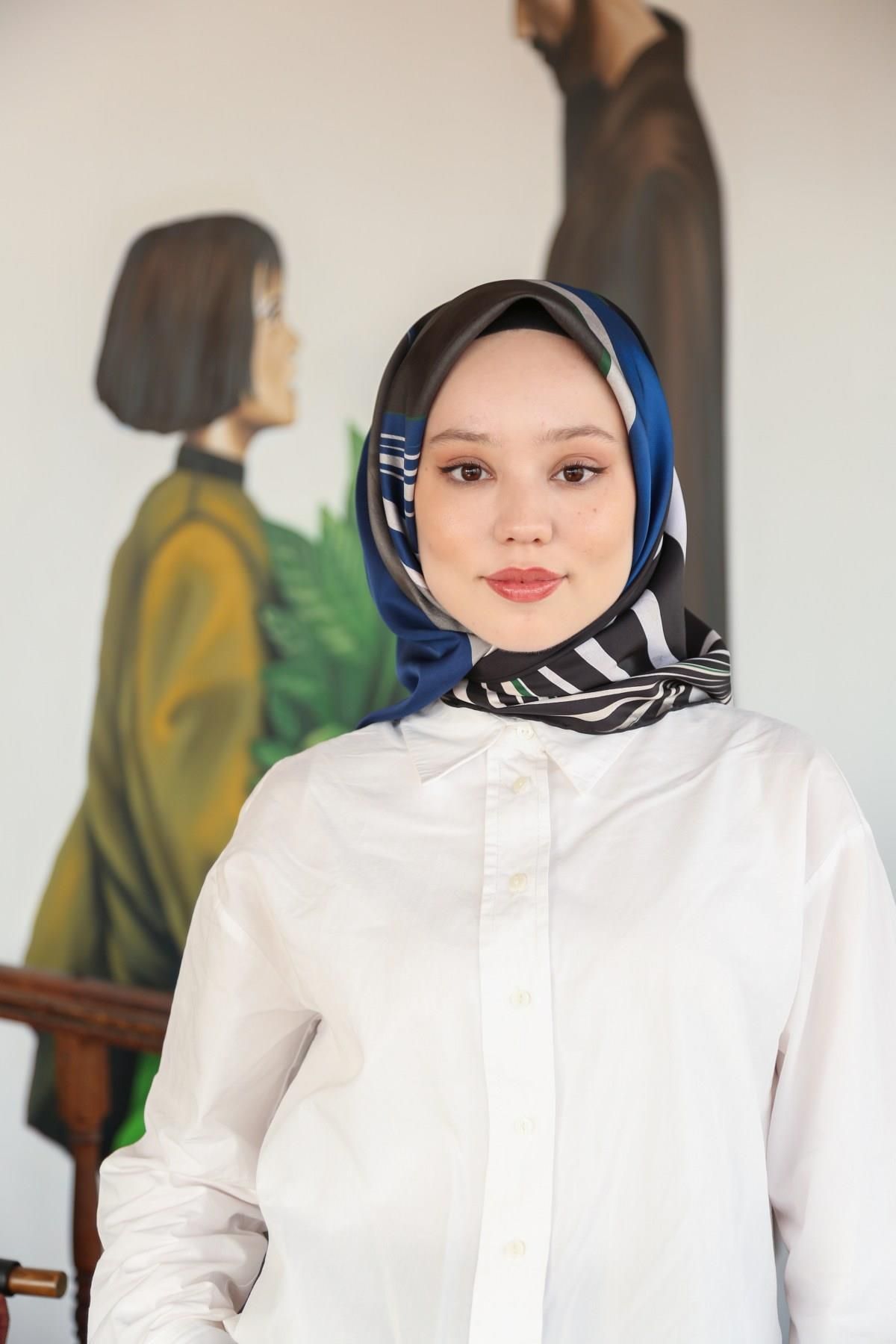 روسری آبی Twill Trend LDT256 01 Levidor