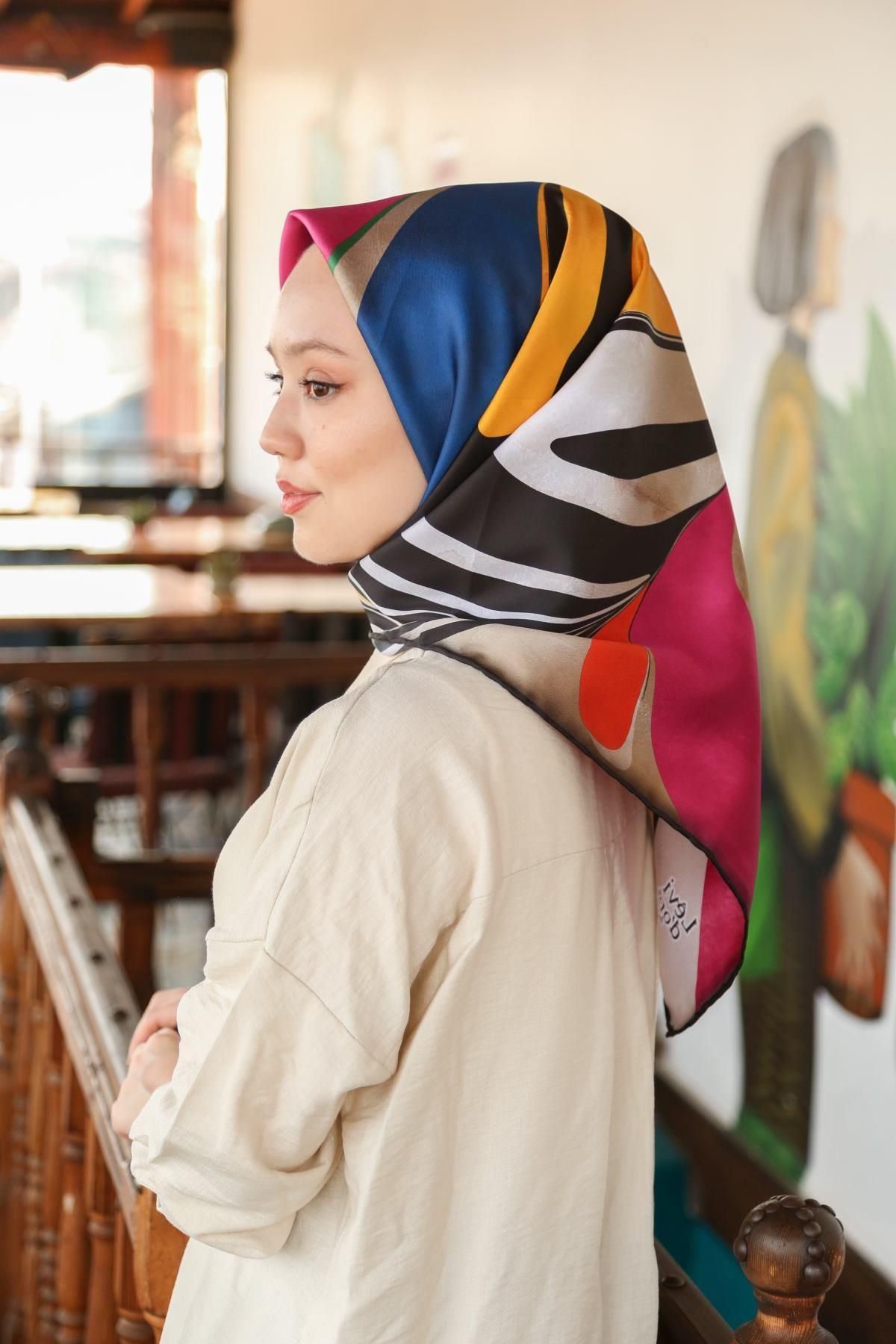 روسری چند رنگ Twill روند LDT256 02 Levidor