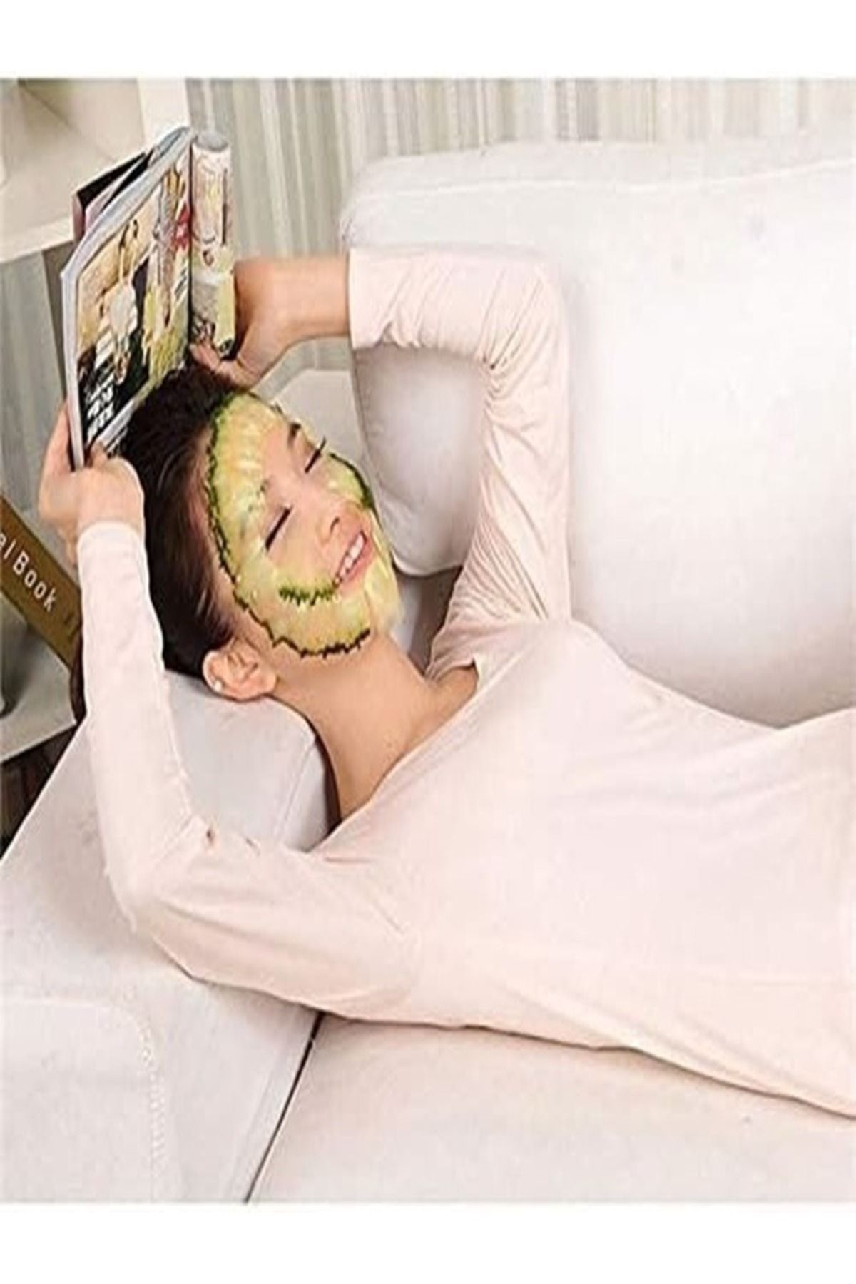 gaman-Mirrored Shaped Vegetable Face Mask and Peeling Thin Mask 7