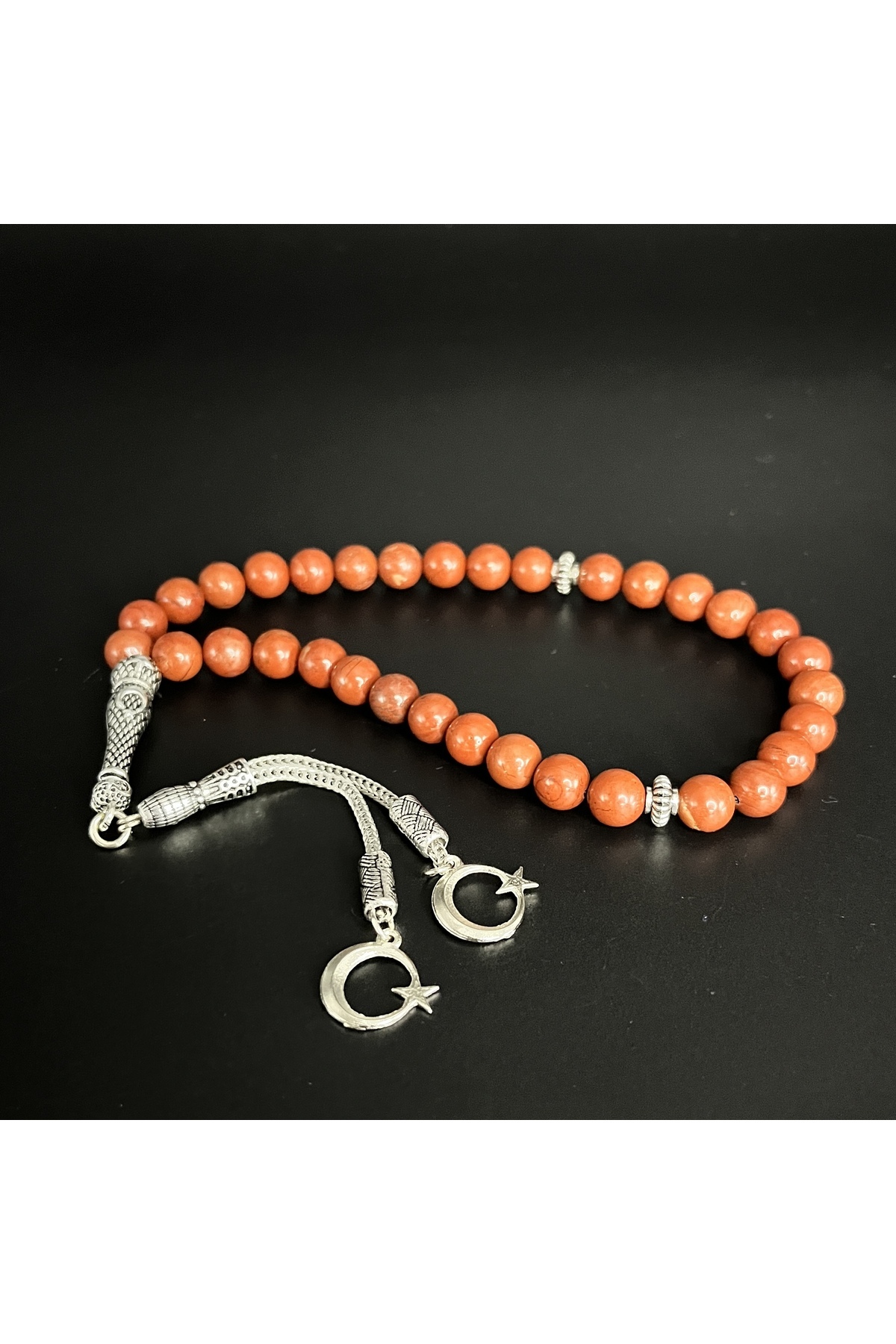 Red Jasper 8mm 33-piece Natural Stone Rosary