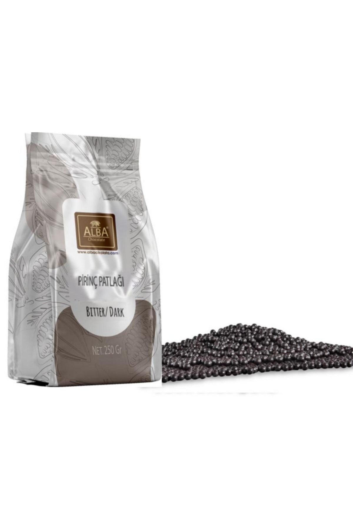 Alba Pirinç Patlağı Bitter 250gr