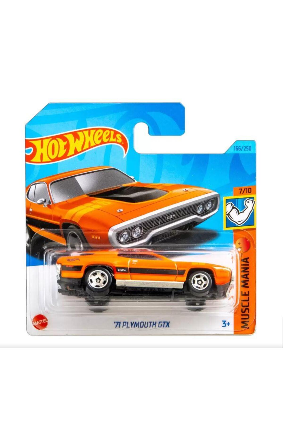 HOT WHEELS 71 Plymouth Gtx Muscle Mania 7/10 166/250 Model Araba