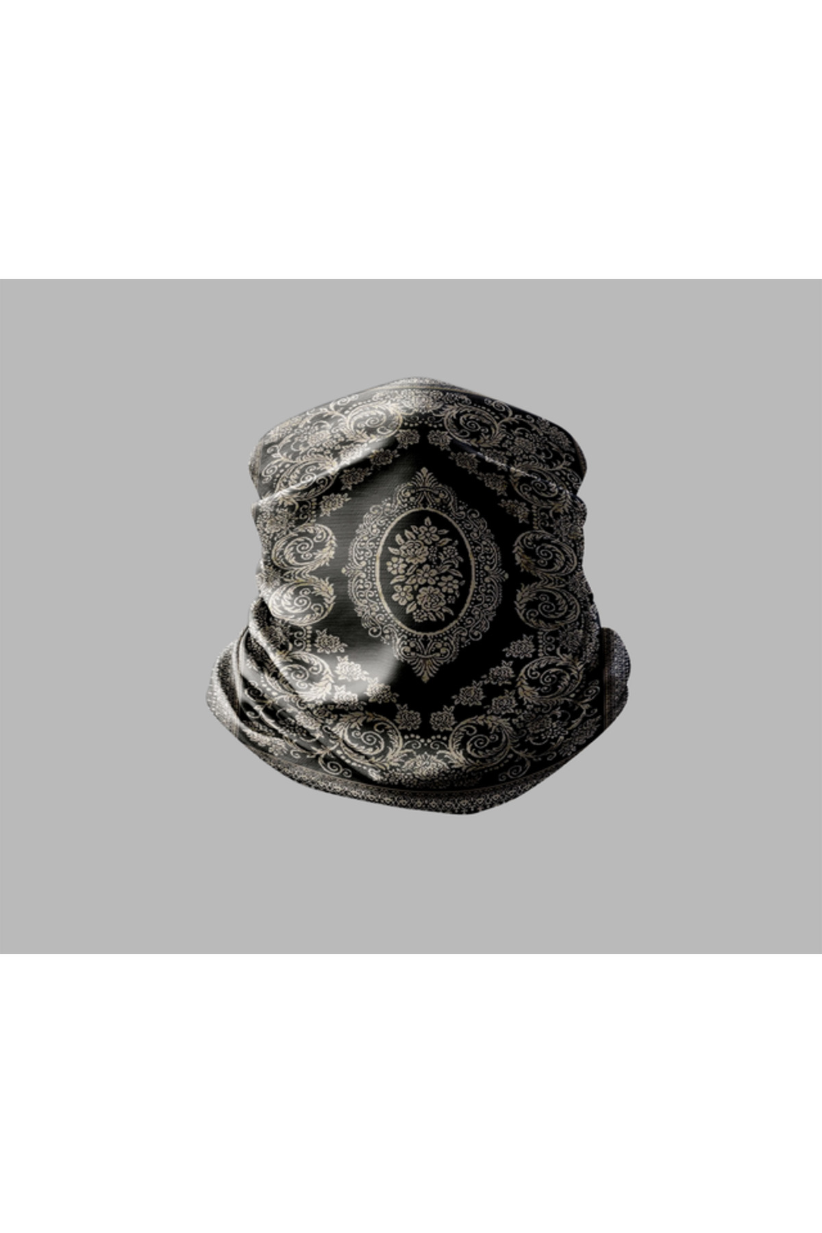 Buffalo Ebru Sanatı Tasarımlı Motorcu Buff Maske Outdoor Boyunluk Unisex Bandana