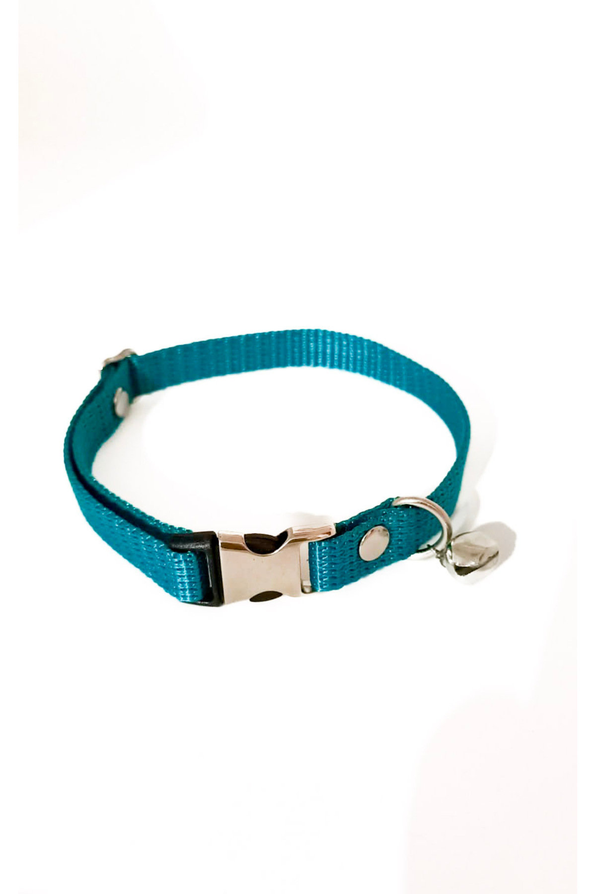 Kedi Boyun Tasması Ayarlanabilir ve Zilli-1cm en ölçüsü-Siyah-Sarı-Kırmızı-Mavi-Pembe-Turkuaz