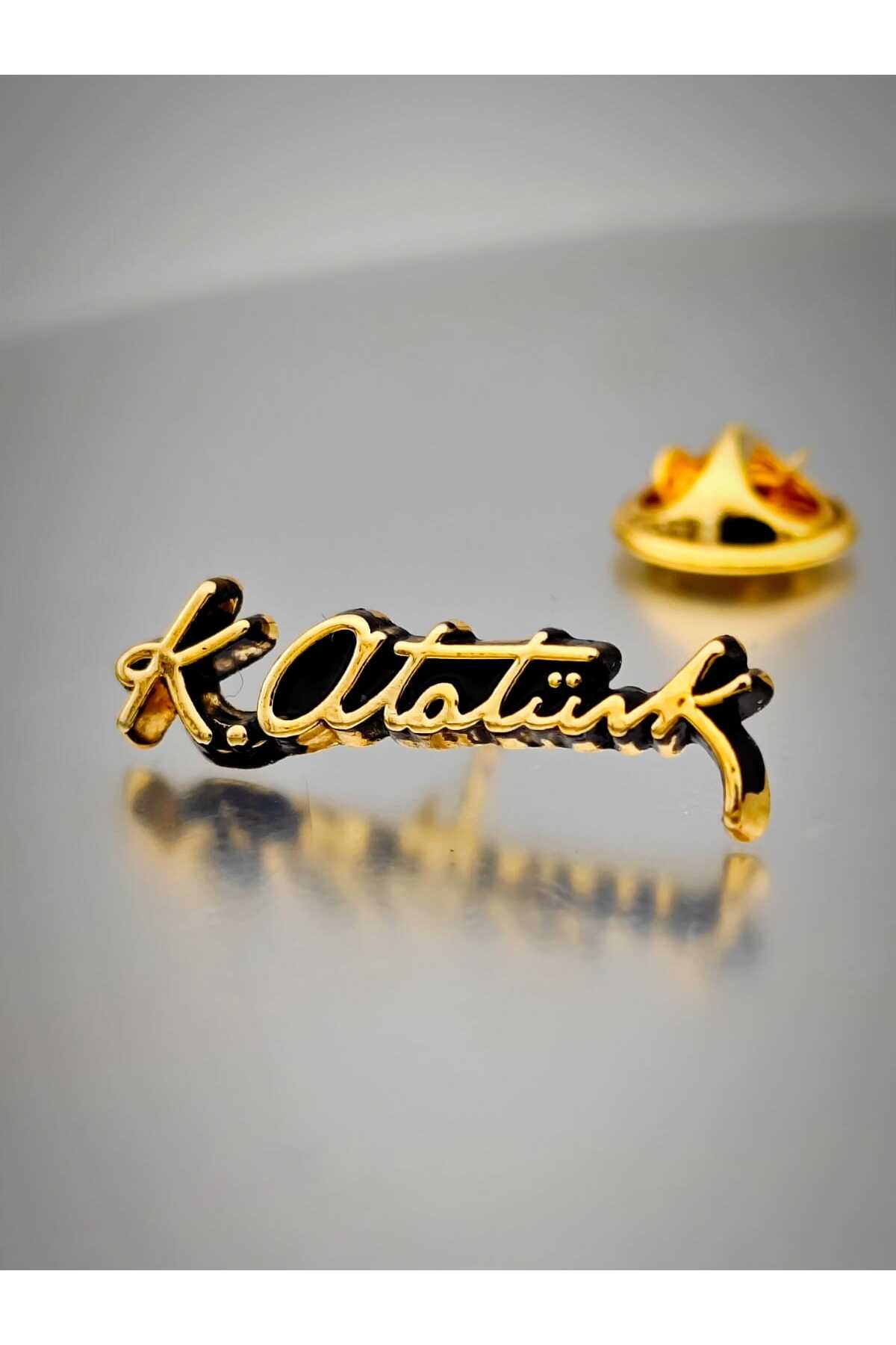 Atatürk's Signature Badge Gold Plated
