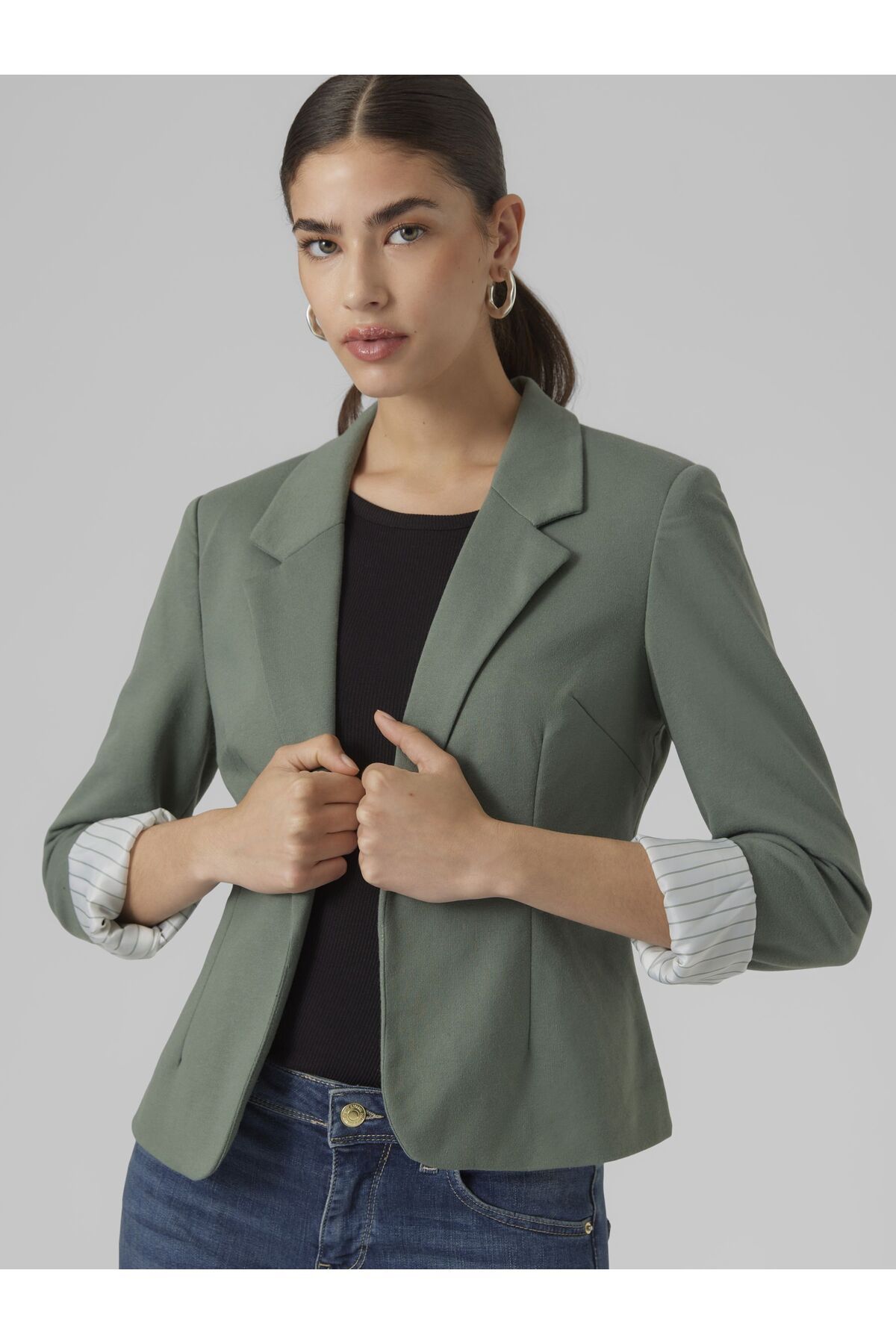 Vero Moda-Blazer VMHARUKI L/S SHORT SLIM BLAZER EXC 5
