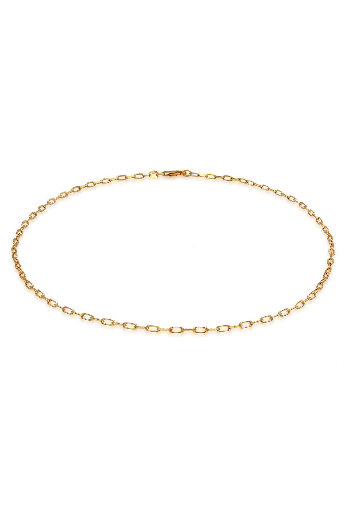 ELLI-Halskette Choker Gliederkette Oval Trend 925 Silber 1