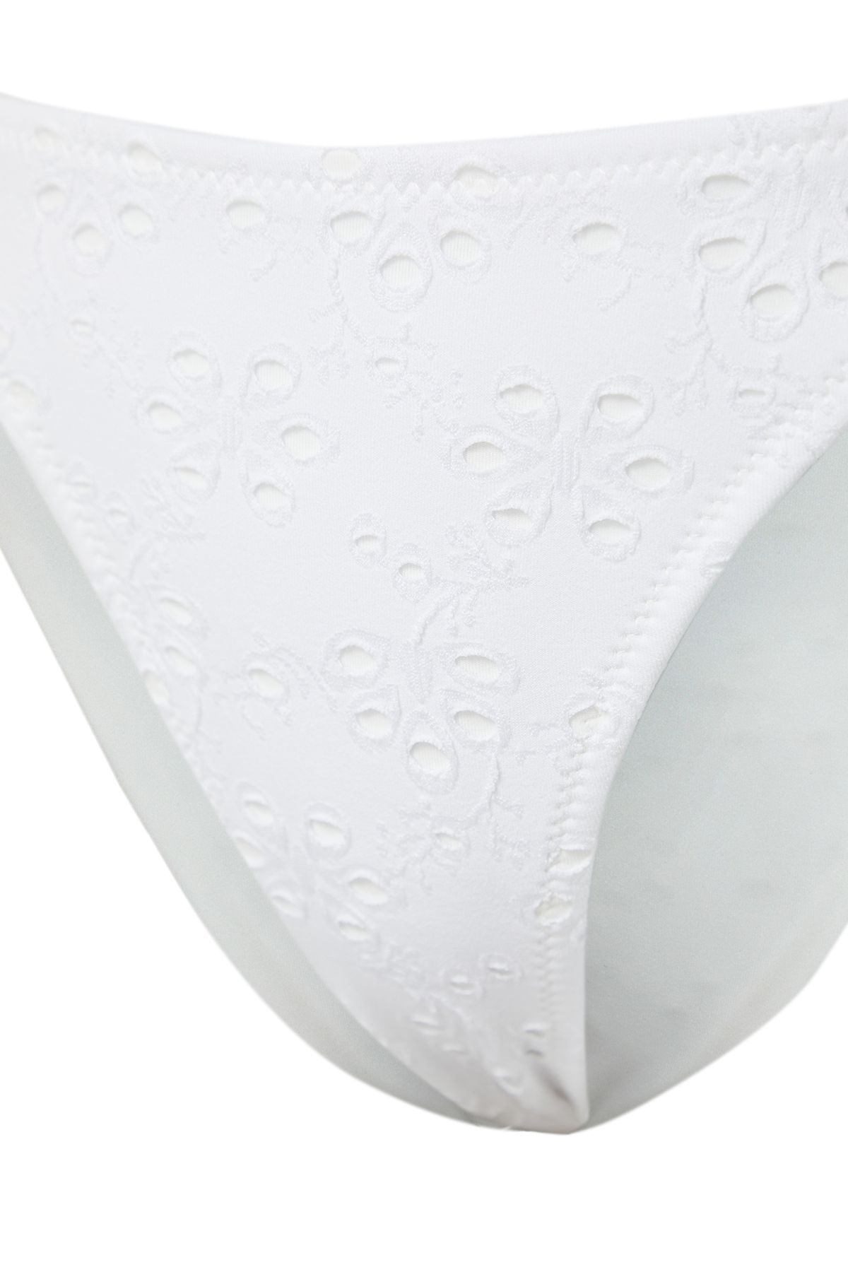 Trendyol Collection-Prémiové Fabric White Triangle Bikini - TBESS24BT00082 7