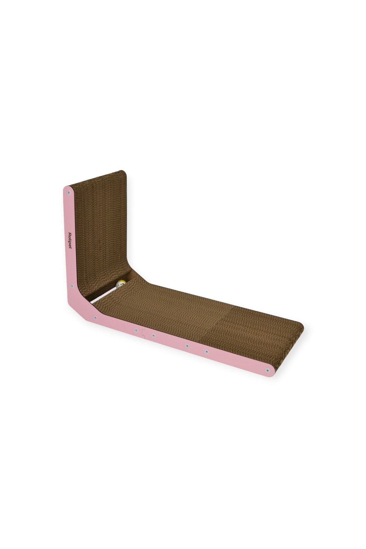 Rotipet-Cardboard Cat Scratcher L-Shaped Bulk with Catnip 28x42x68 cm 3