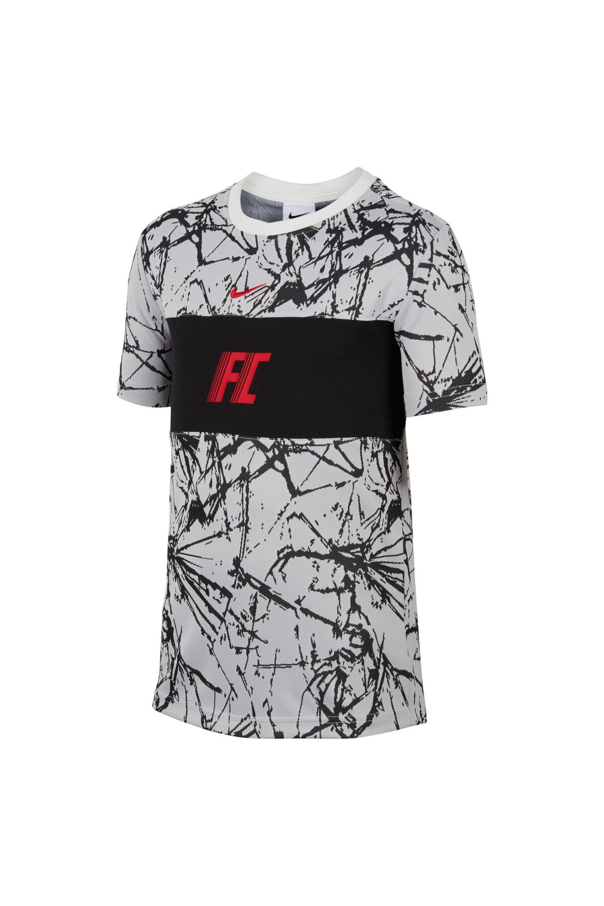 Nike F.C dri fit football boy gray sports T shirt Trendyol