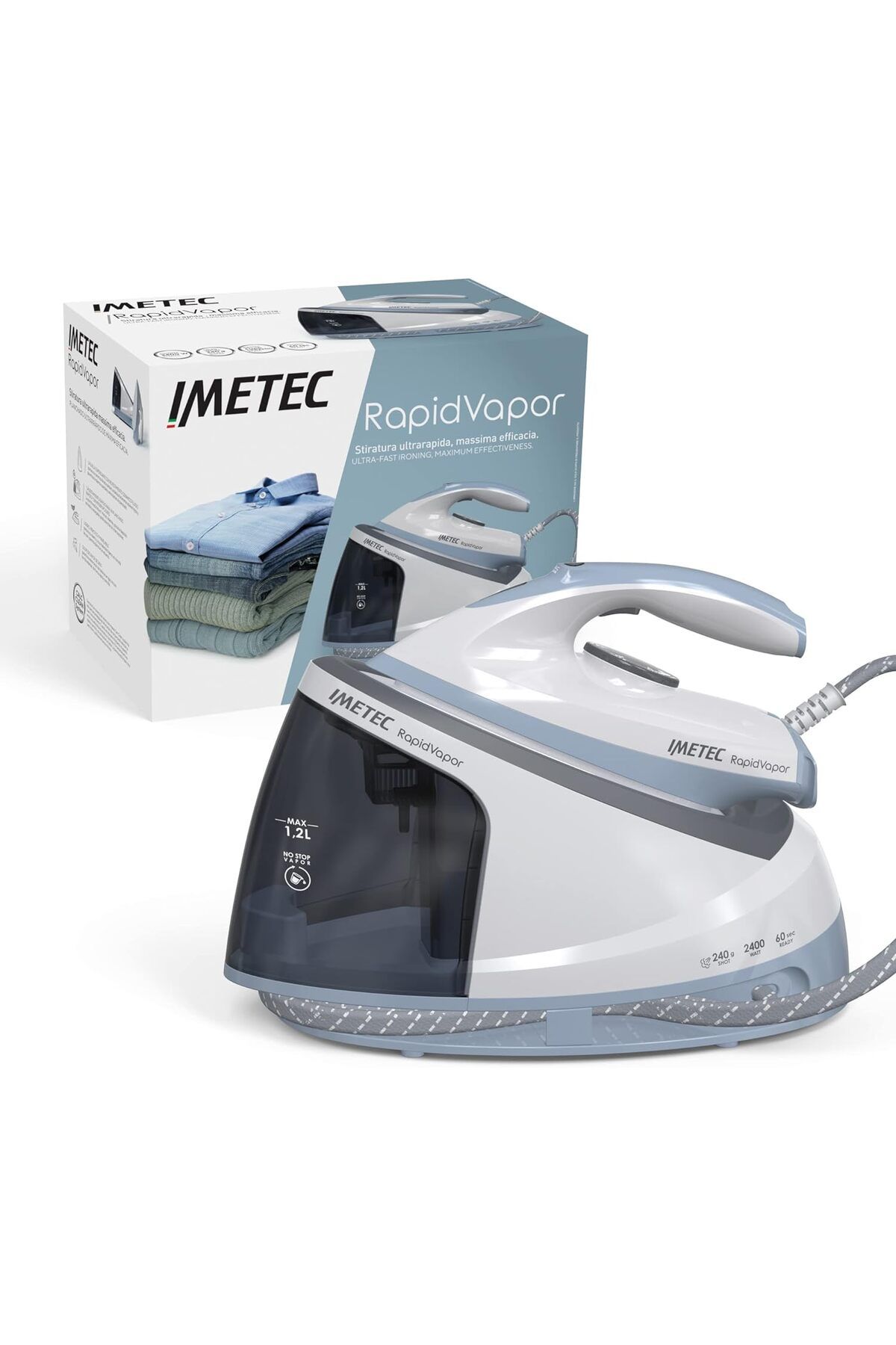 IMETEC-Fast Steam Steam Iron Station: Fast Heat-Up and Powerful Performance 1