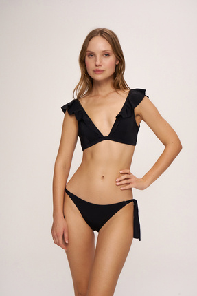 Pierre Cardin Derek Volanlı Üçgen Bikini Üst