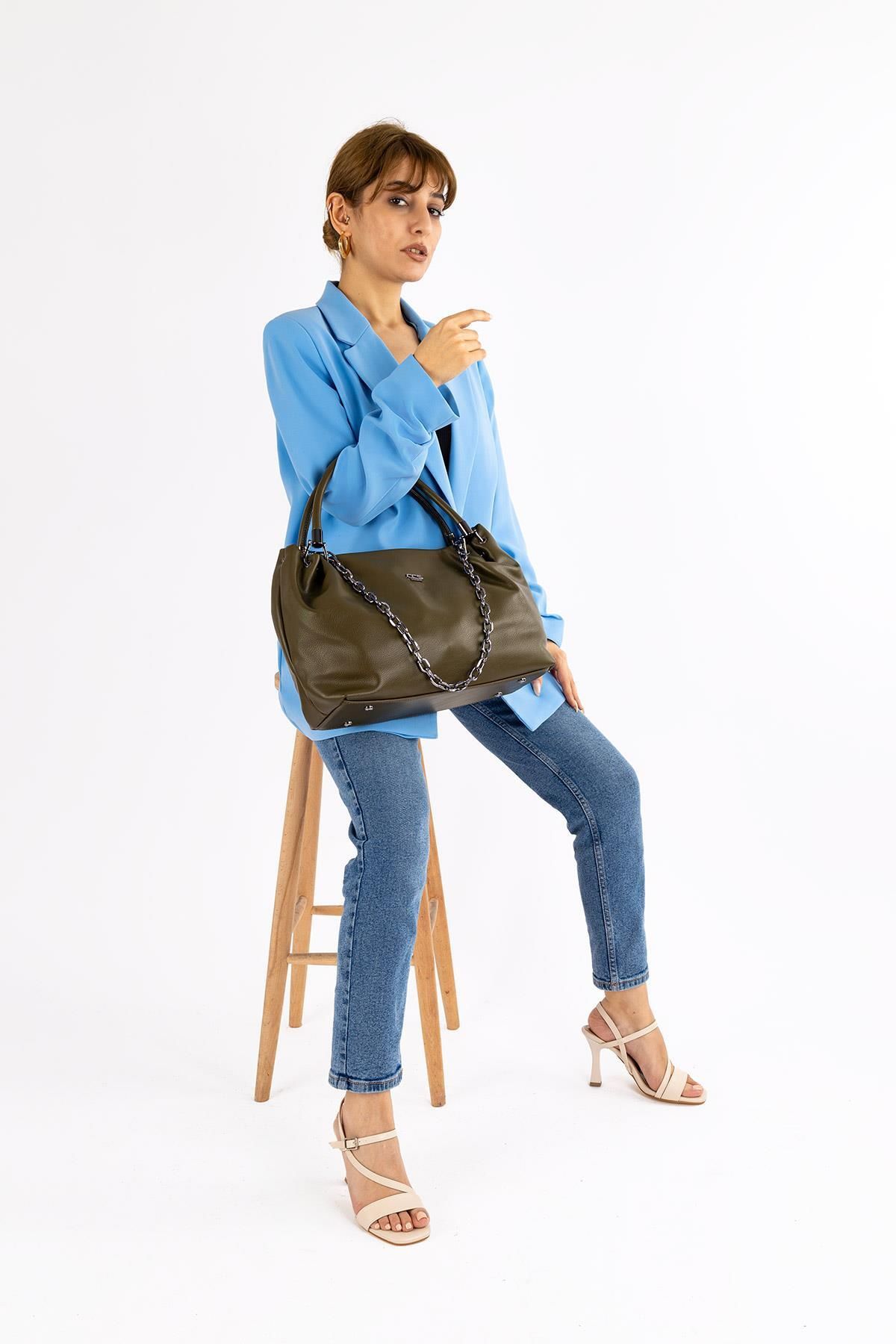 Getcho-Geantă de umăr și geantă crossbody pentru femei Sorav cu curea 2