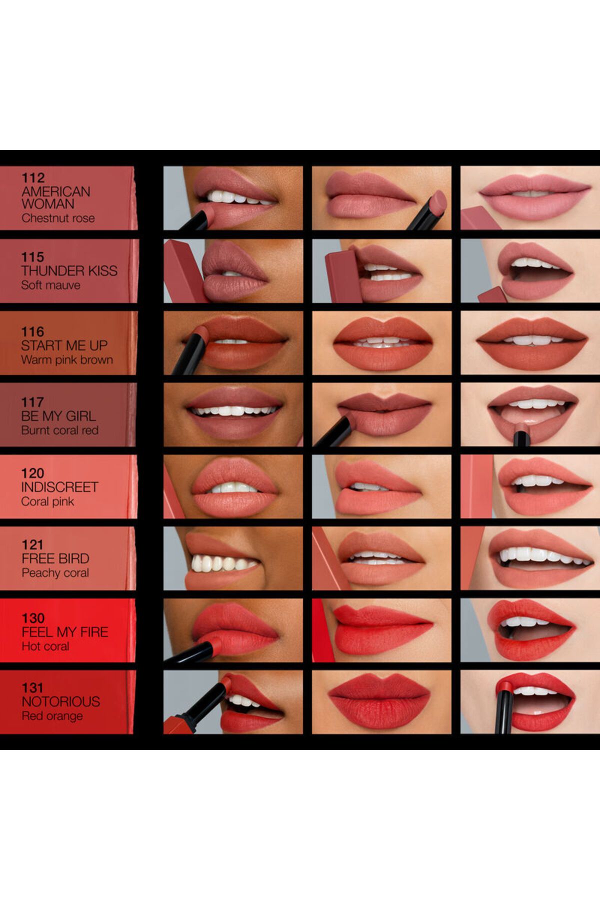 Nars-Powermatte Lipstick-Power Pigment Complex Intense Pigmented and High Matte Finish Lipstick 3