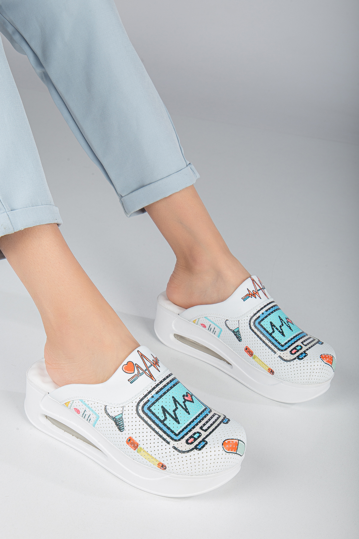  دمپایی طرح دار سرآشپز بیمارستانی دکتر پرستار