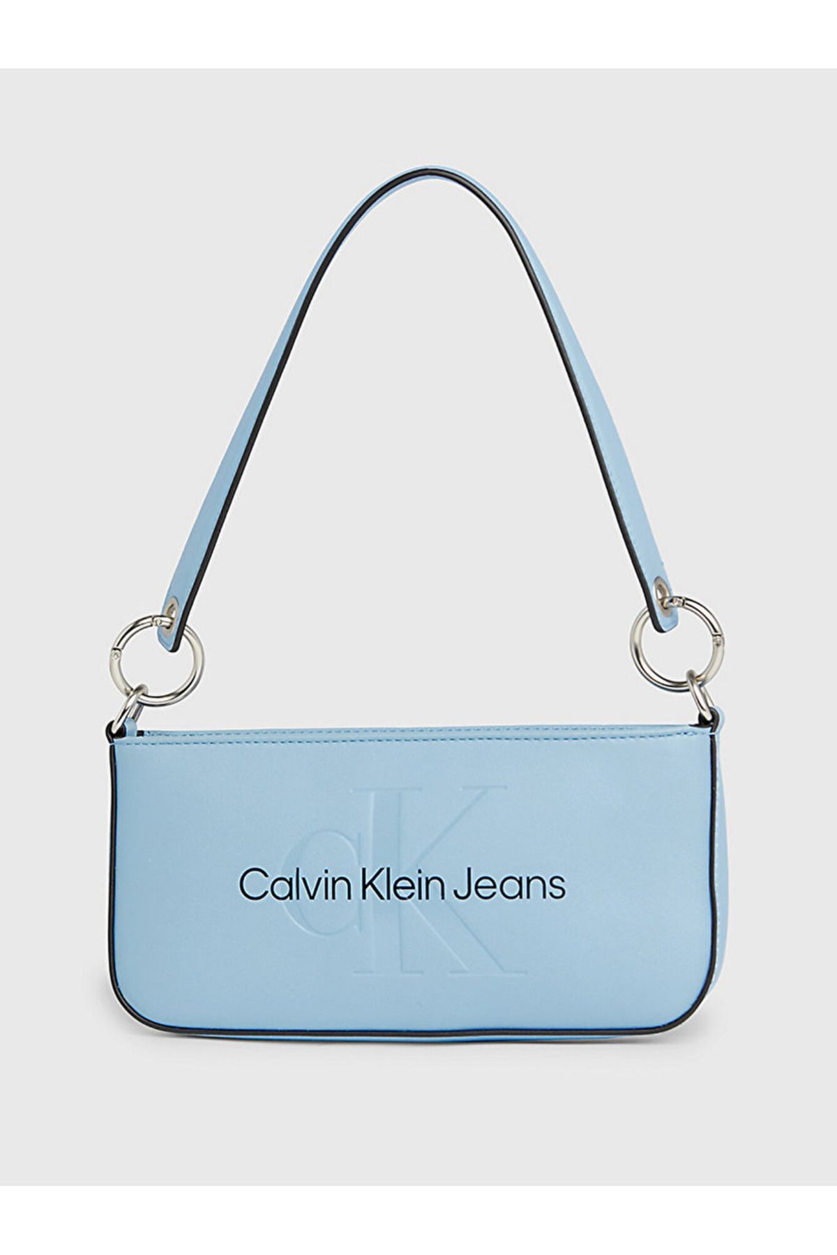 Calvin Klein Shoulder Bag Blue Embossing Trendyol