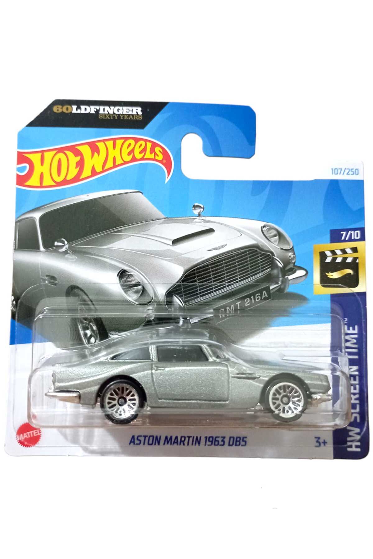 HOT WHEELS ASTON MARTIN 1963 DBS 60LDFINGER SIXTY YEARS TEKLİ