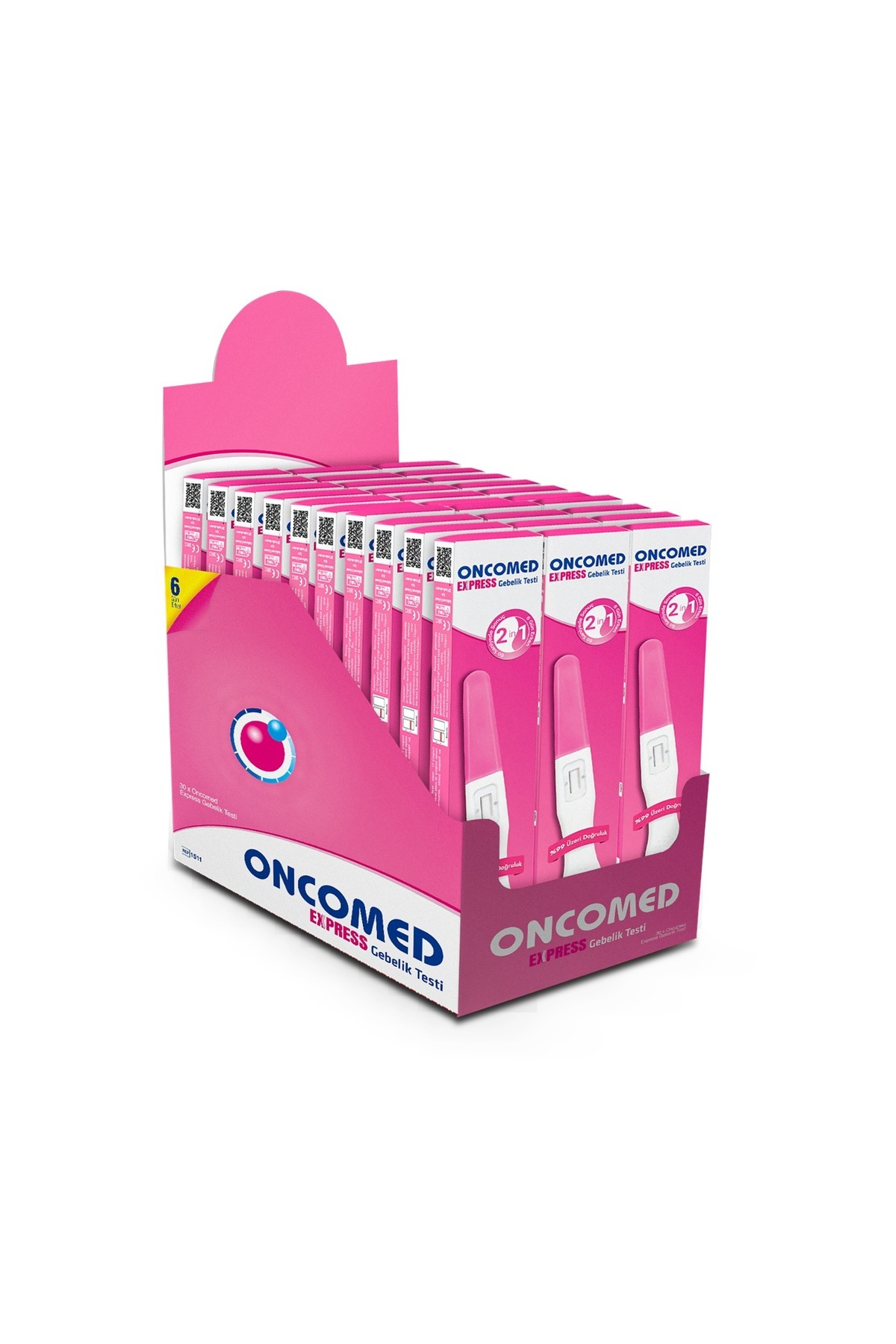 Oncomed Express Gebelik Testi 6 gün erken - 30saniyede sonuç 1 Adet