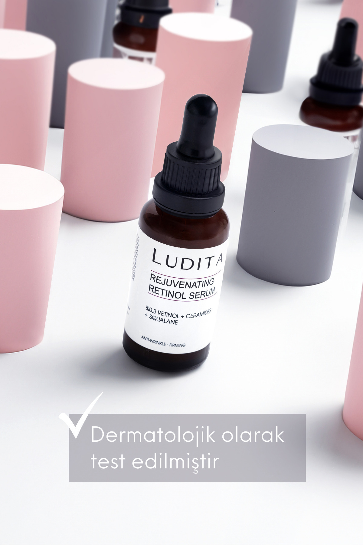 Retinol Serum %0.3 – Kırışıklık Karşıtı & Yenileyici, Ceramide ve Squalane İçerikli — 20230008 — تصویر 6 از 6