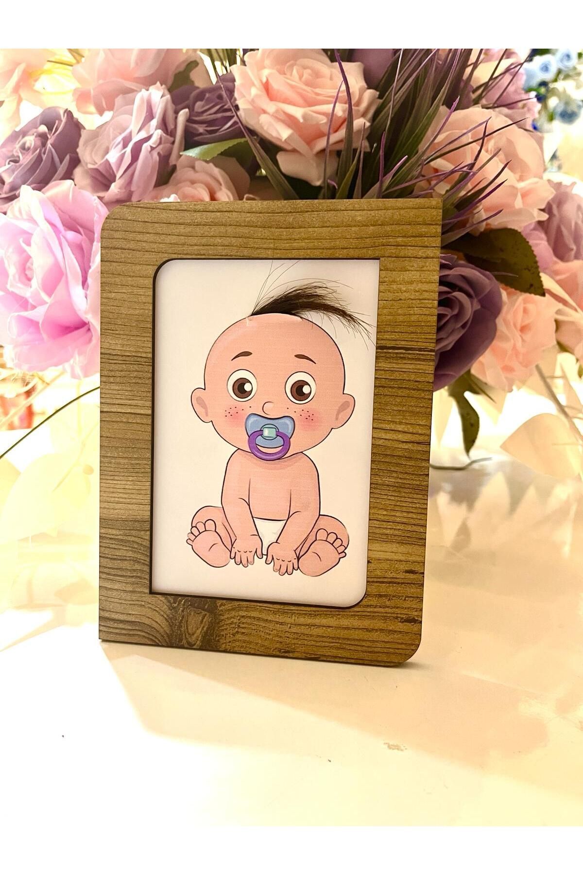 samsunlazer Bebek Saç Çerçevesi Bebek anı çerçevesi ilk saçım çerçevesi fotoğrafı 2 (önizleme)