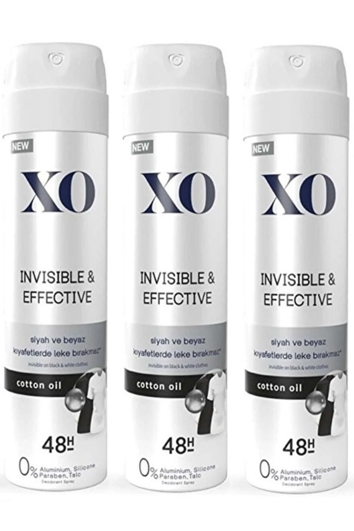 دئودورانت زنانه 150ML نامرئی موثر Xo