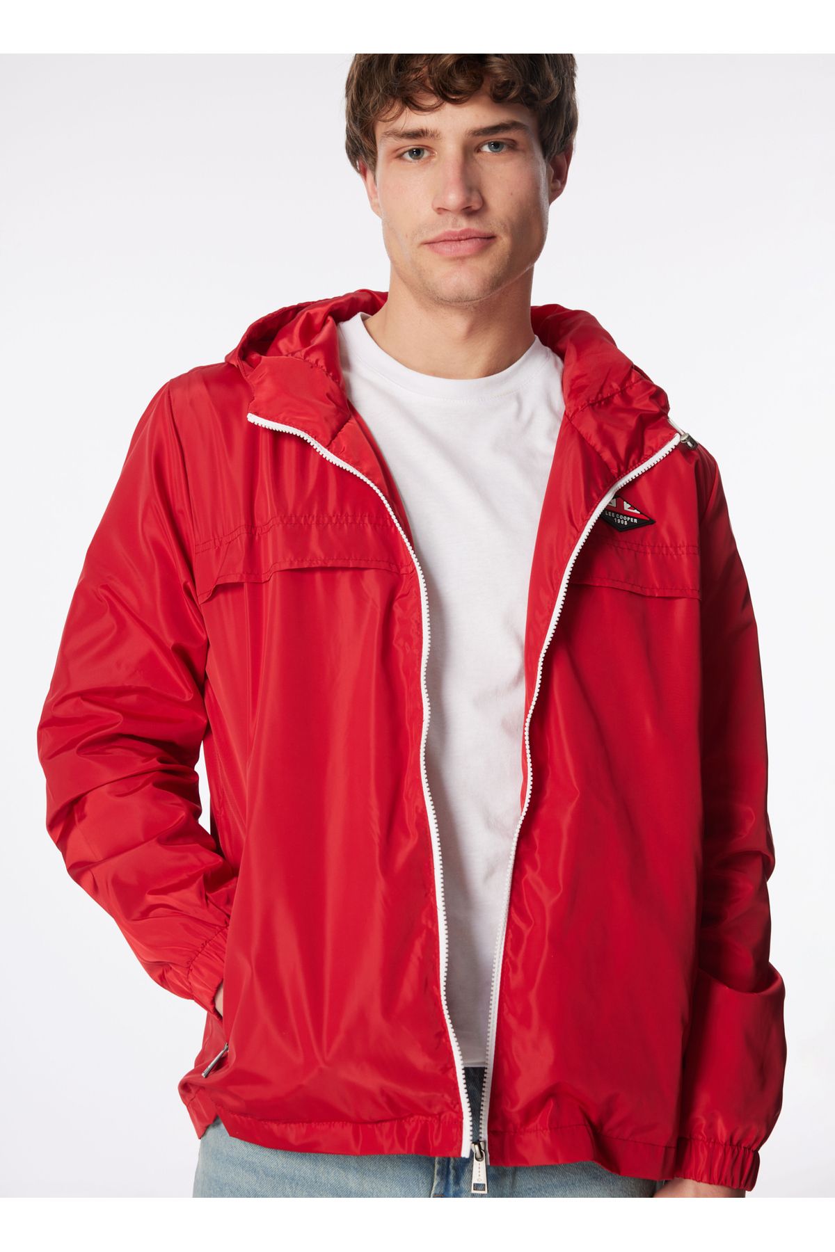کاپشن قرمز مردانه کت 242 LCM 232004 توماس Lee Cooper