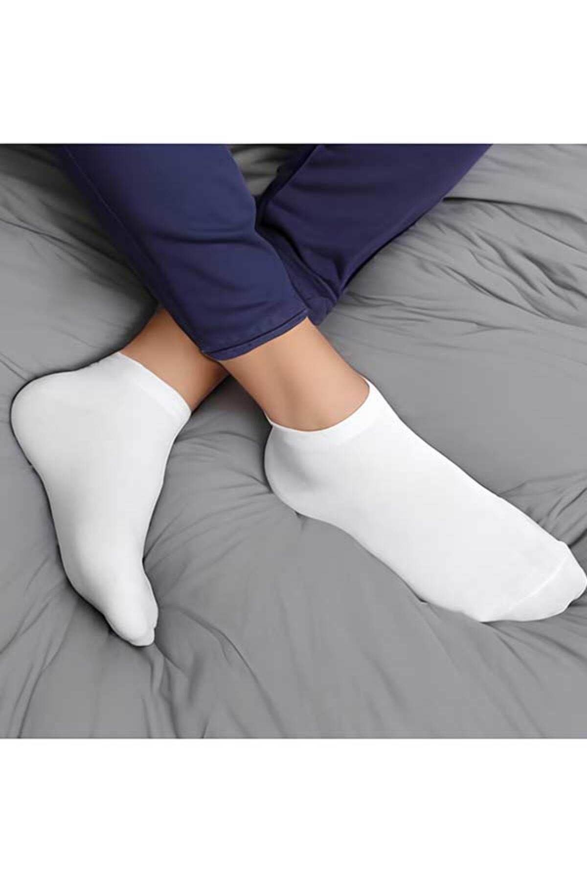 MUK COLLECTİON 6 Çift Bambu Erkek Patik Çorap