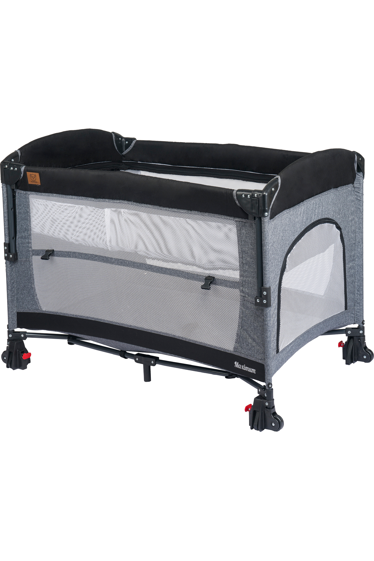 Mamma Maximum Anne Yanı Organizerli Dönenceli Cibinlikli Park Yatak Beşik 70 x 110 cm. fotoğrafı 7 (önizleme)