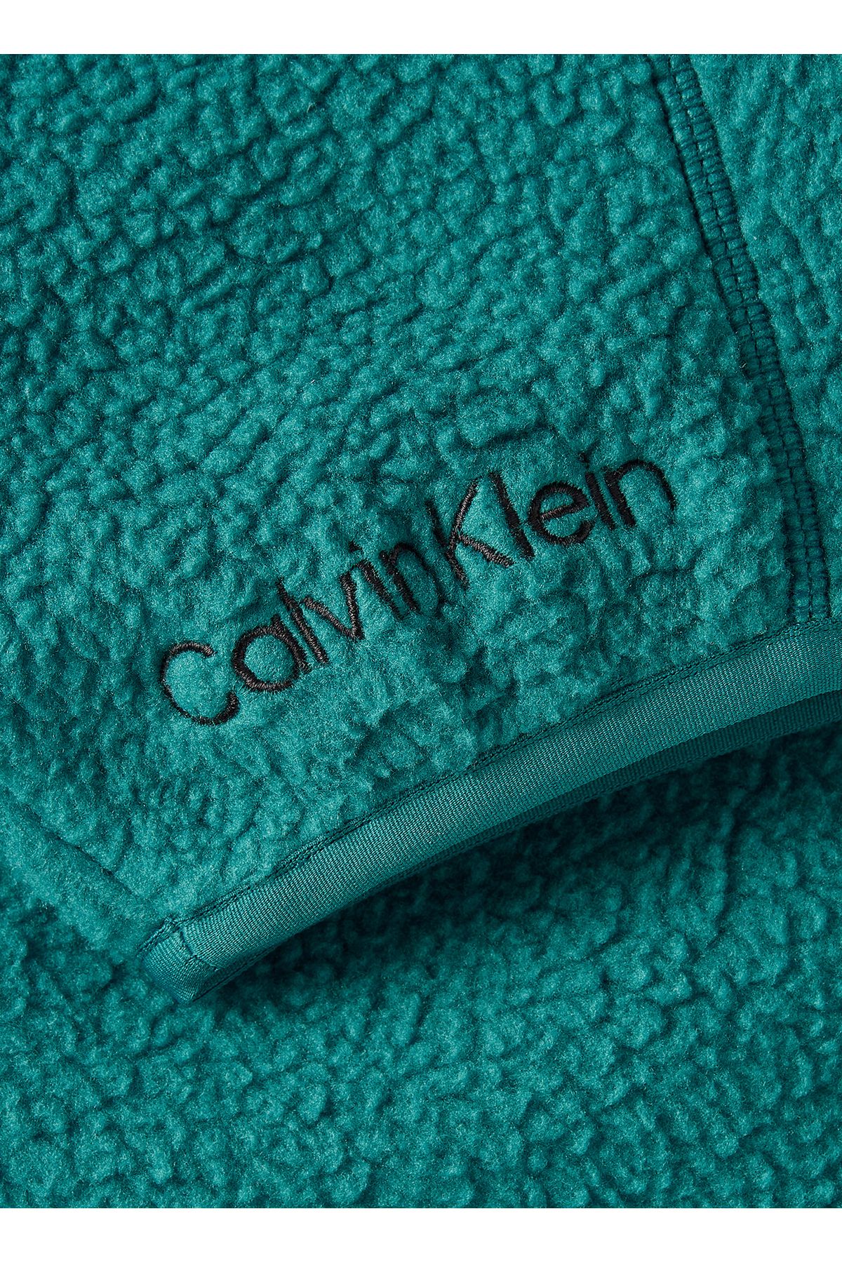 سویشرت سبز مردانه پیراهن با کاپوت 00gmf3W315CJG WO PW HOOD SHERPA Calvin Klein