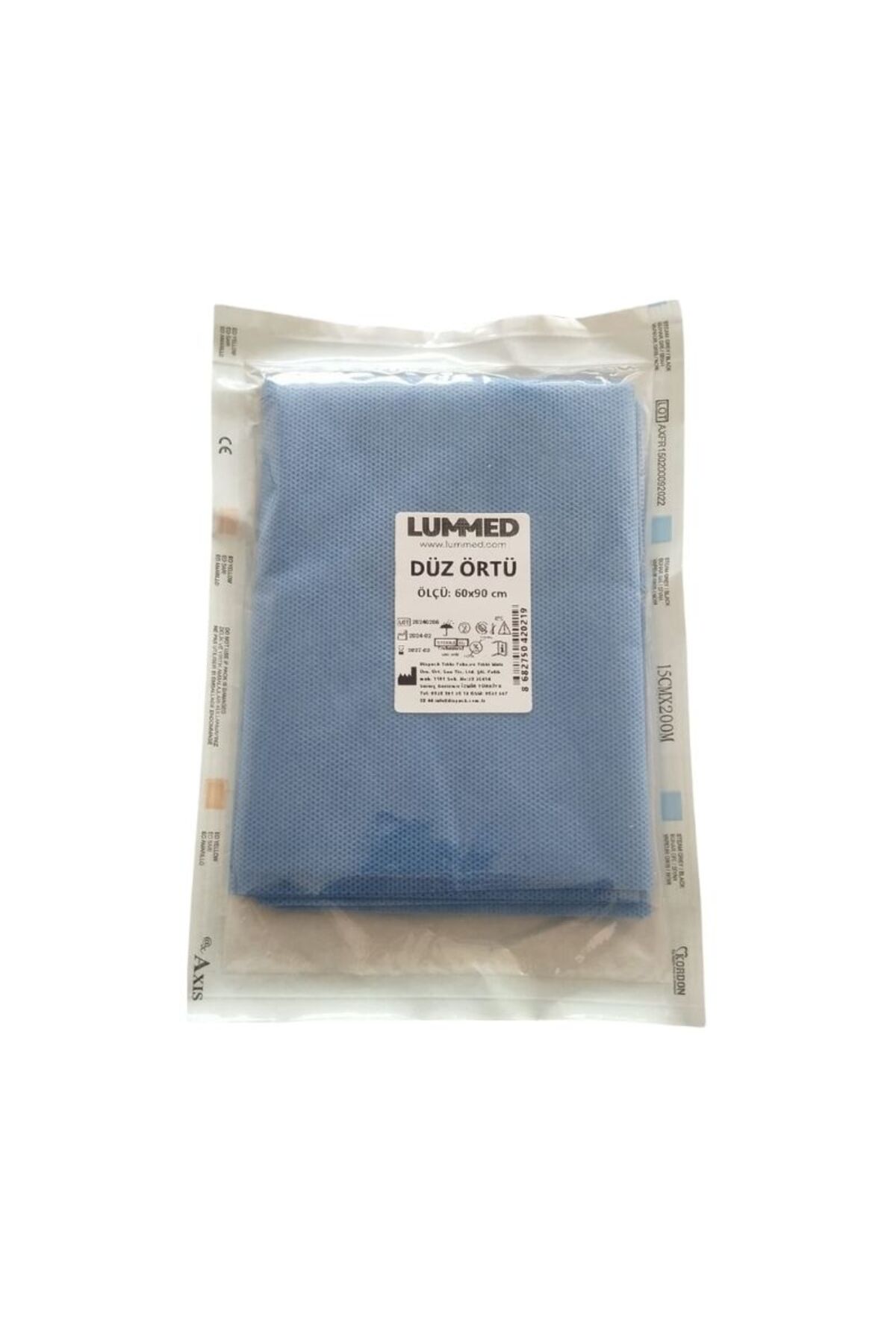 lummed - SERVİYET STERİL DÜZ ÖRTÜ SMS 60X90