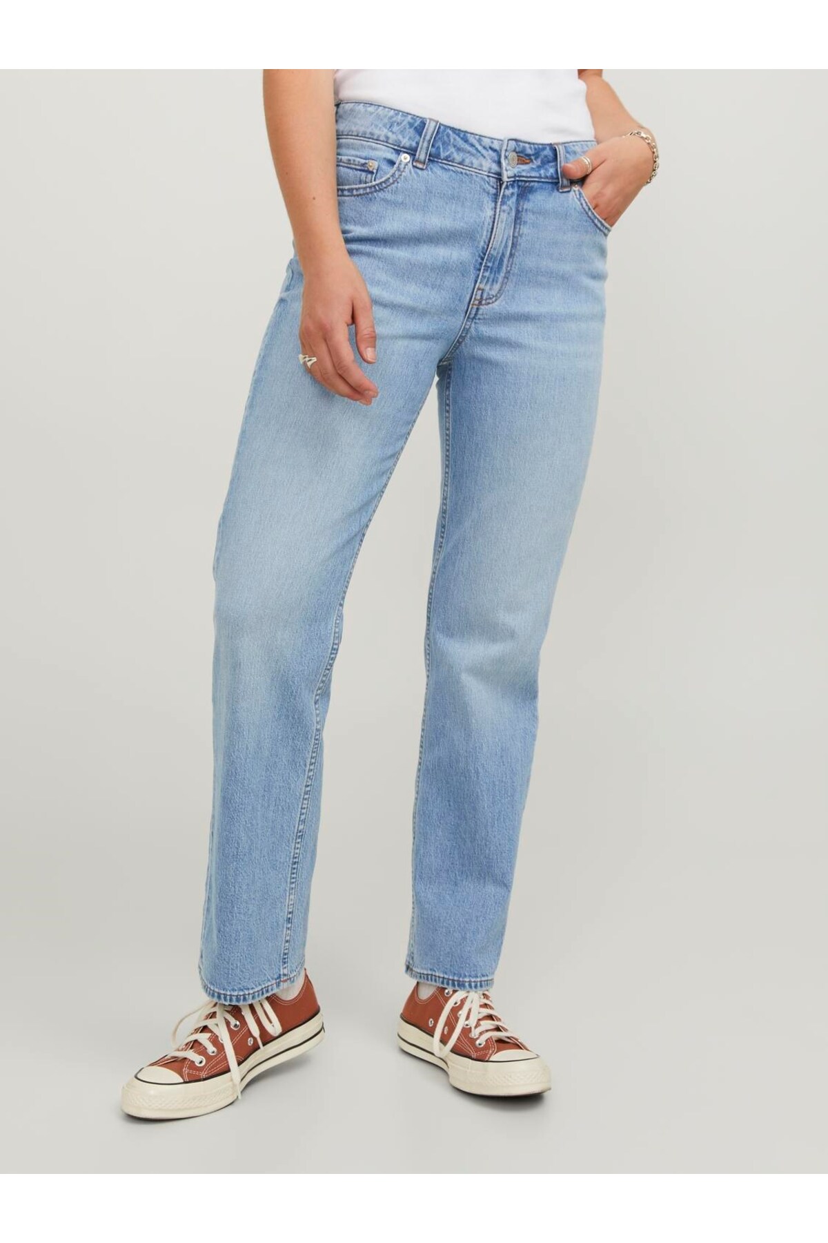 JJXX JXNICE SL-STRAIGHT ANK MW C8074 DNM- Trendyol