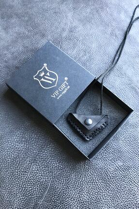 ViP GiFT Kayı Üçgen Cevşen Kolye Muska Siyah