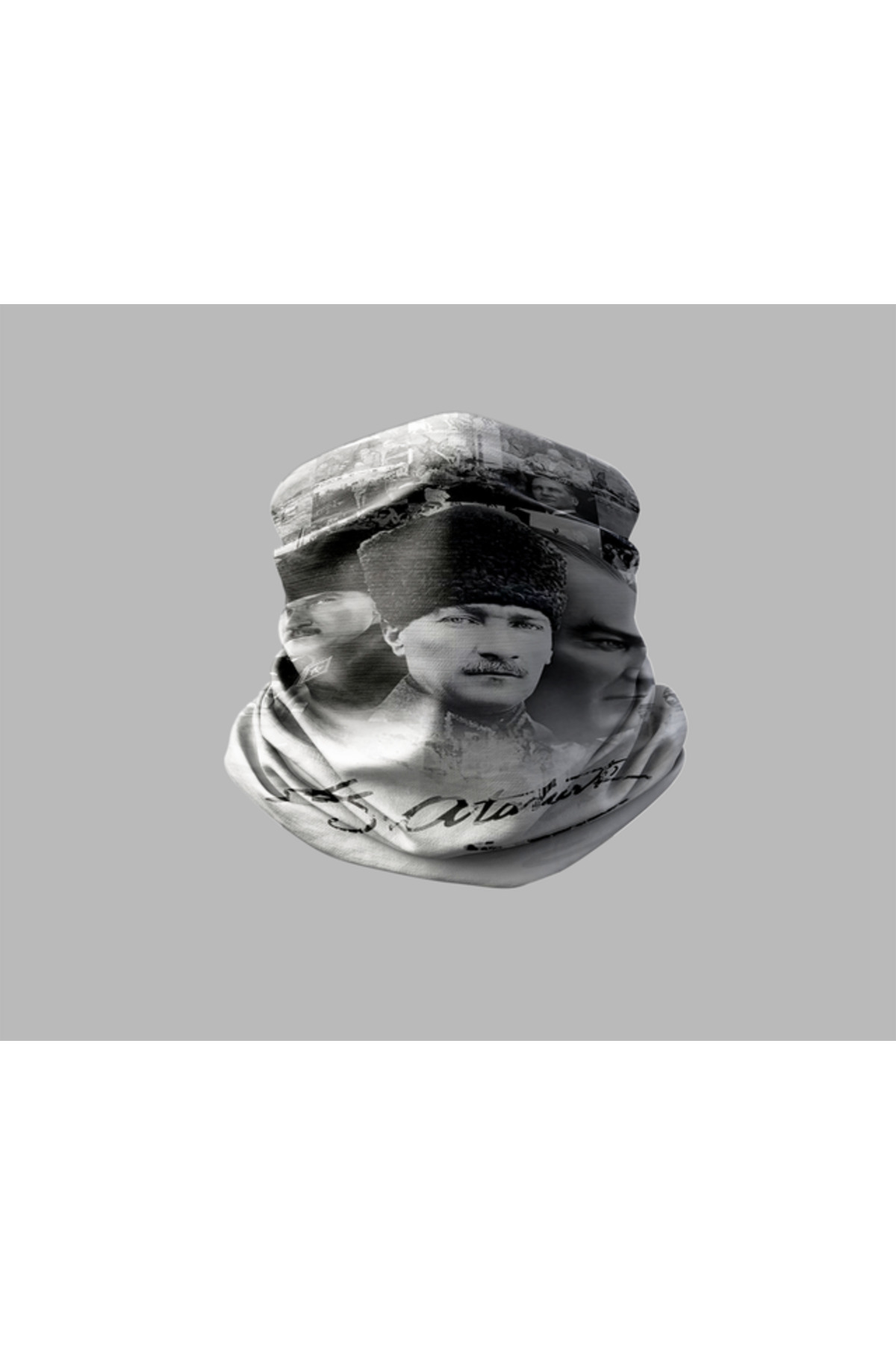 Buffalo Atatürk Tasarımlı Motorcu Buff Maske Outdoor Boyunluk Unisex Bandana