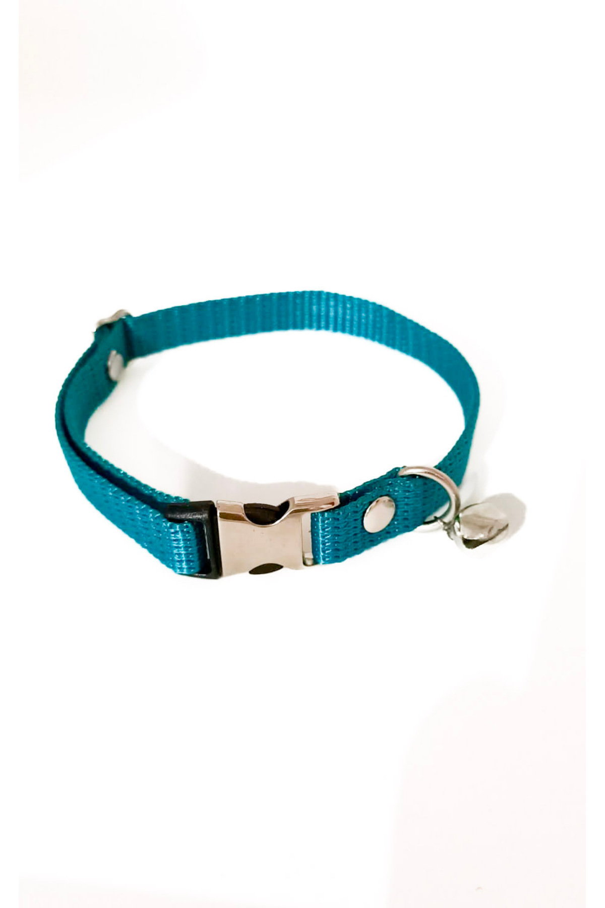 Kedi Boyun Tasması Ayarlanabilir ve Zilli-1cm en ölçüsü-Siyah-Sarı-Kırmızı-Mavi-Pembe-Turkuaz