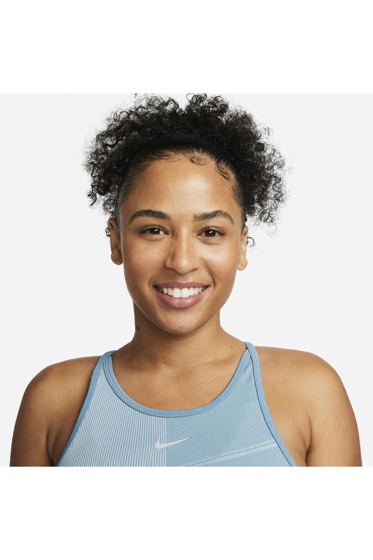Nike-Dri-FIT ADV Aura Women's Slim-Fit Training Tank Top - Blue DV9775-440 3