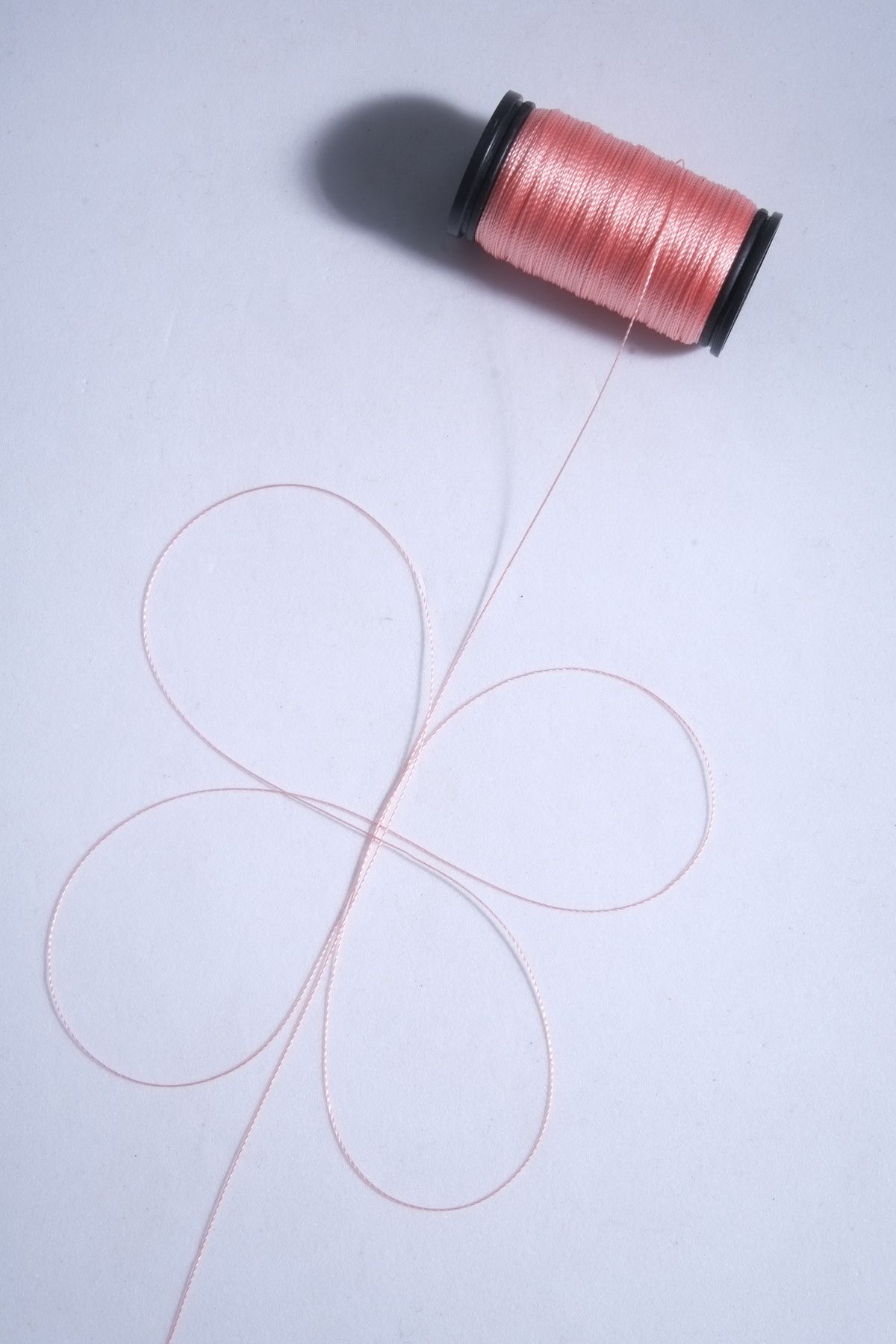 0.2 Mm 60 Metre Tesbih İpi Somon Renk