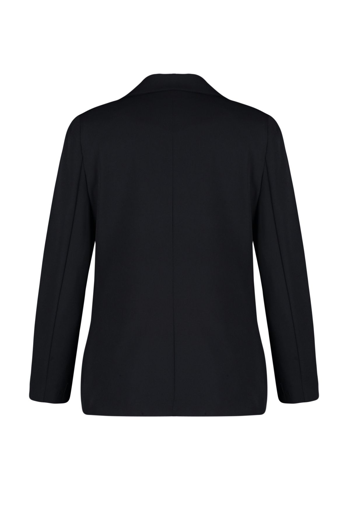 Trendyol Collection-Schwarze, gefütterte, gewebte Blazerjacke TWOSS21CE0137 9