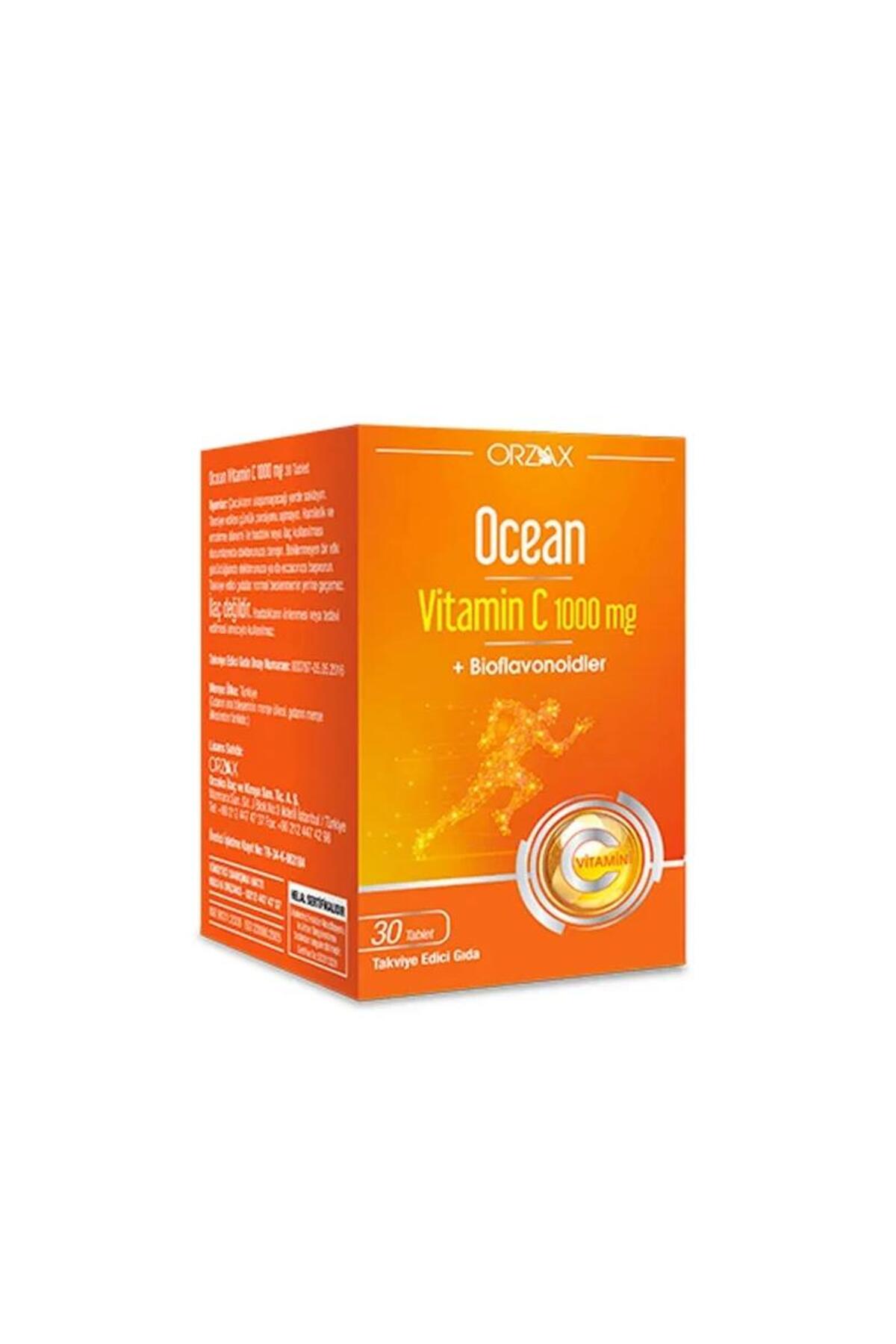 Ocean Orzax Ocean Vitamin C 30 Tablet (E2'quality) - Fiyatı, Yorumları