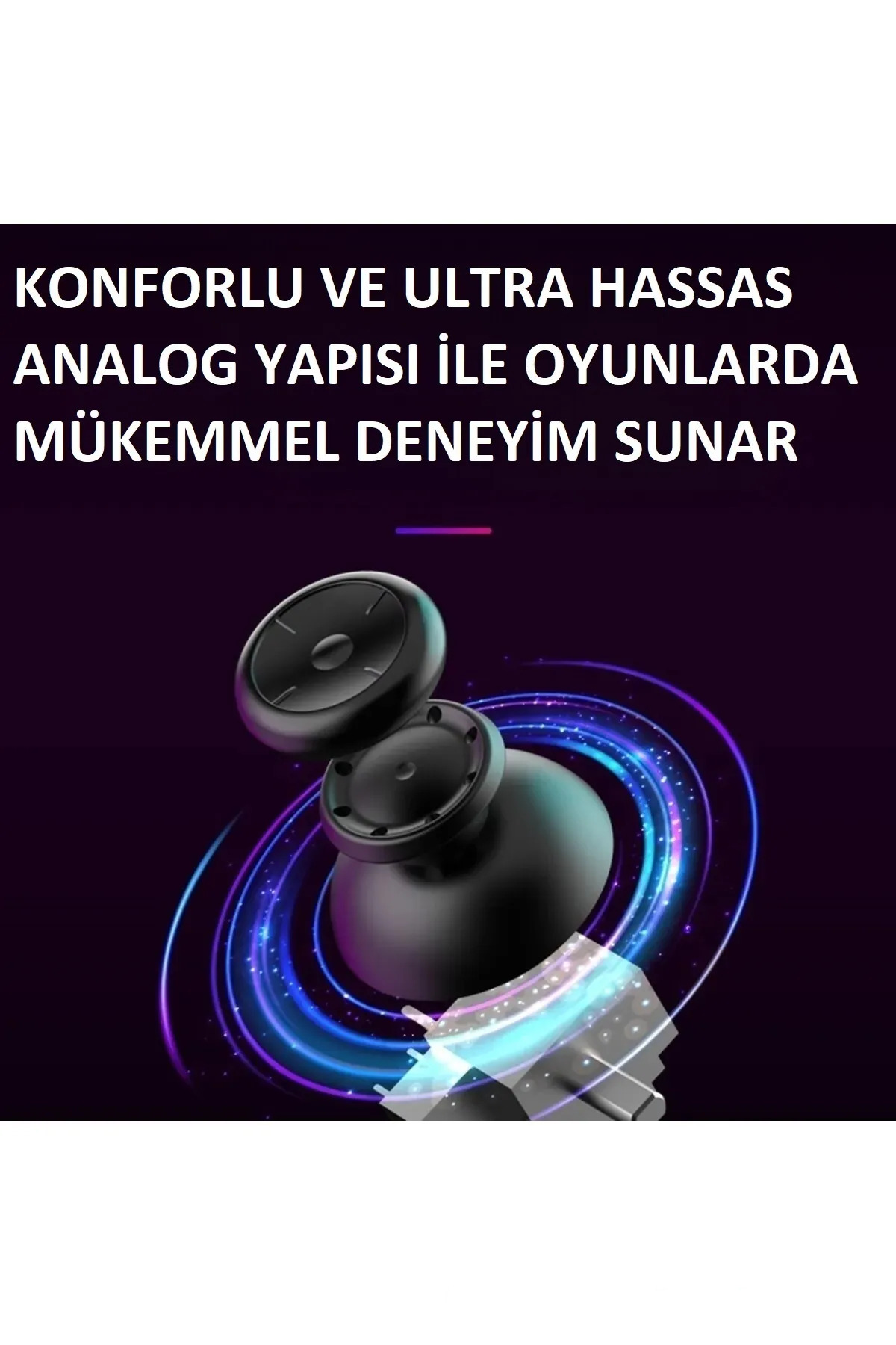 Rgb Işıklı Oyun Kolu Ps3/Ps4/Pc/Switch/Android/Tv Box Uyumlu Joystick Gamepad 6