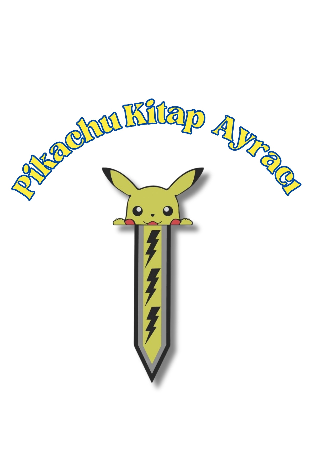 PLA Pokemon Pikachu Sevimli Kitap Ayracı Hediyelik