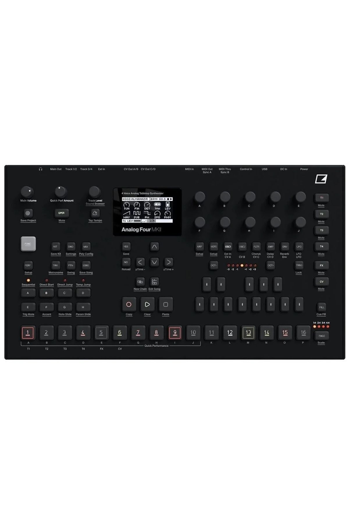 ELEKTRON Analog Four MKII Analog Synthesizer