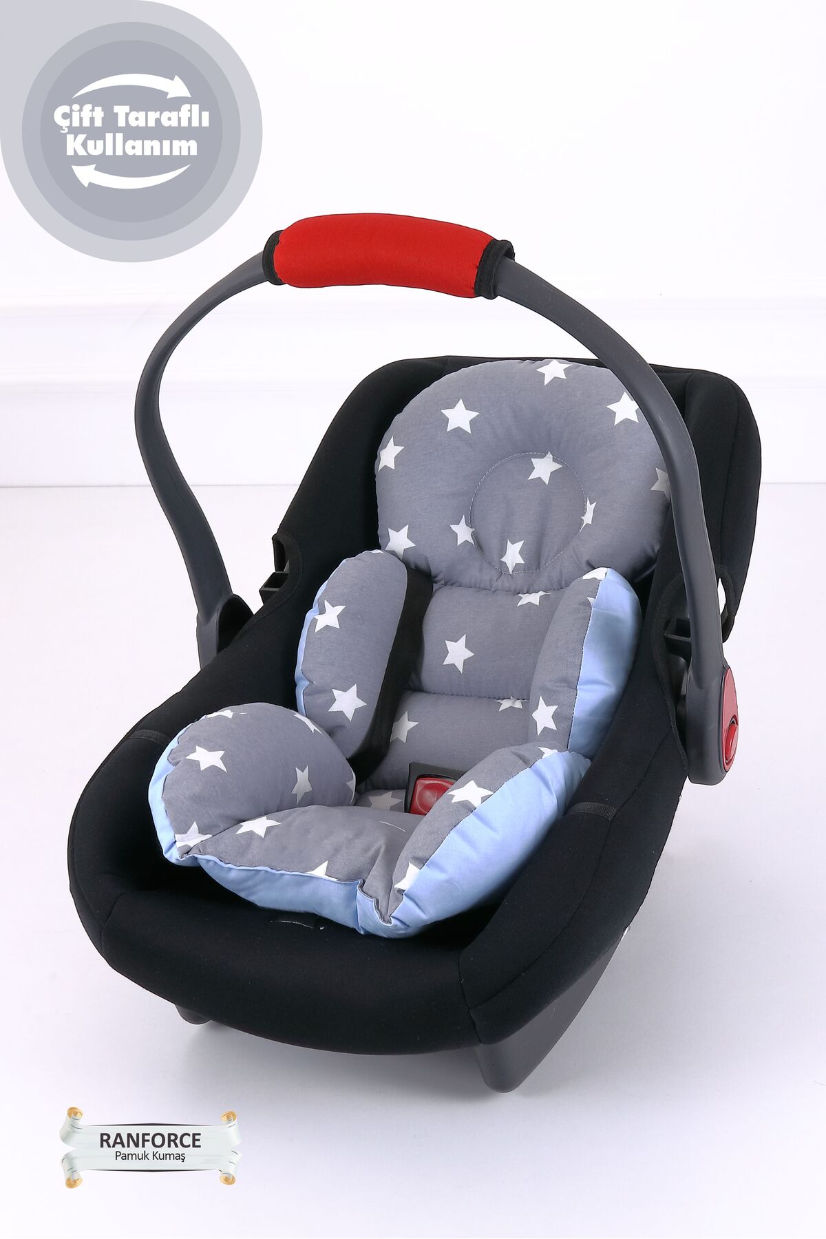 Umaybebek Puset Örtüsü Puset Minderi 2 Parça - Bel Destekli fotoğrafı 3 (önizleme)