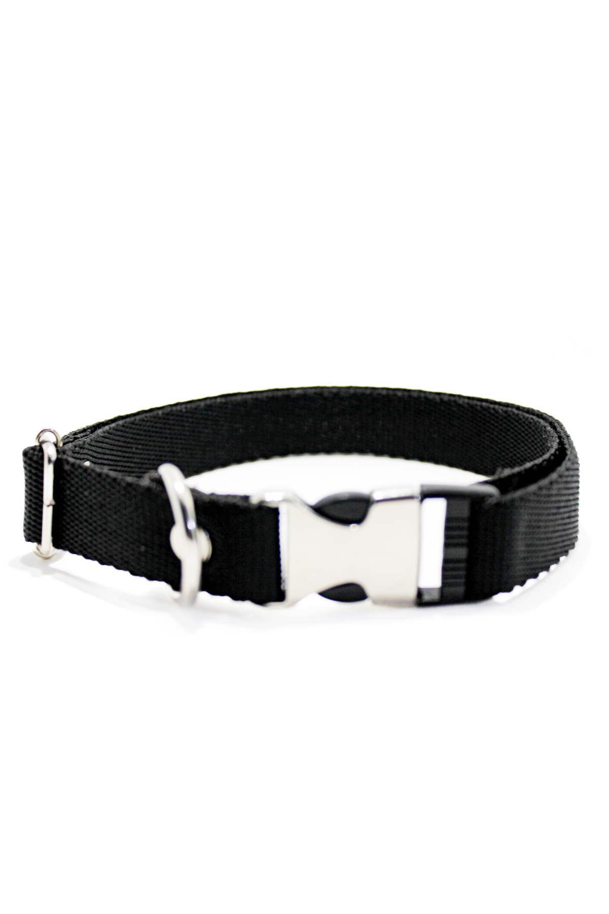 Küçük/büyük Köpekler Için Rahat Ayarlanabilir Siyah Boyun Tasması - 2cm En Ölçülü Tasma