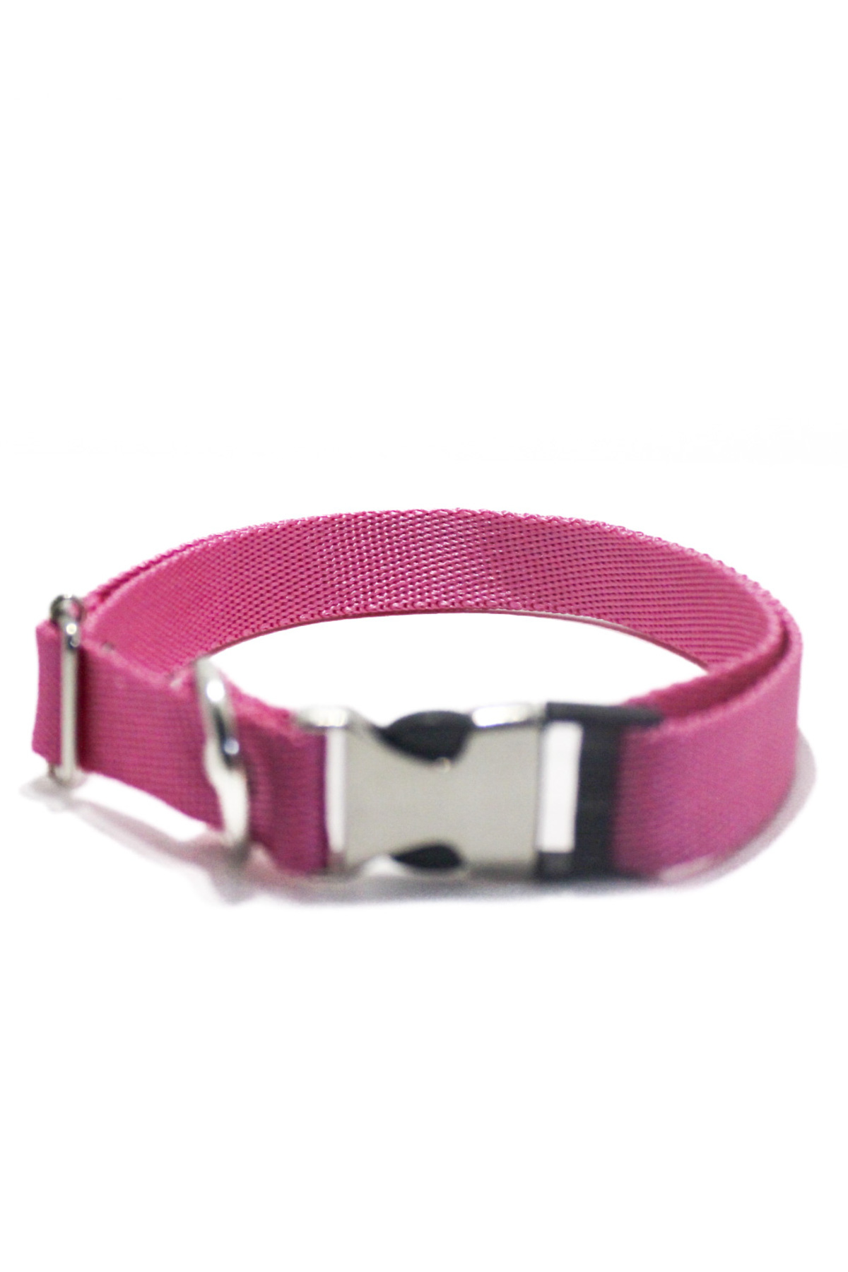 Küçük/büyük Köpekler Için Rahat Ayarlanabilir Pembe Boyun Tasması - 2cm En Ölçülü Tasma