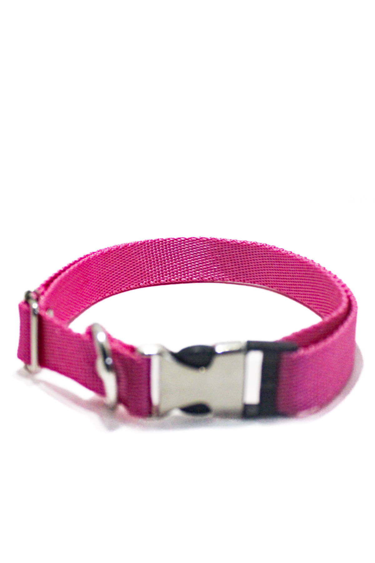 Küçük/büyük Köpekler Için Rahat Ayarlanabilir Pembe Boyun Tasması - 2cm En Ölçülü Tasma