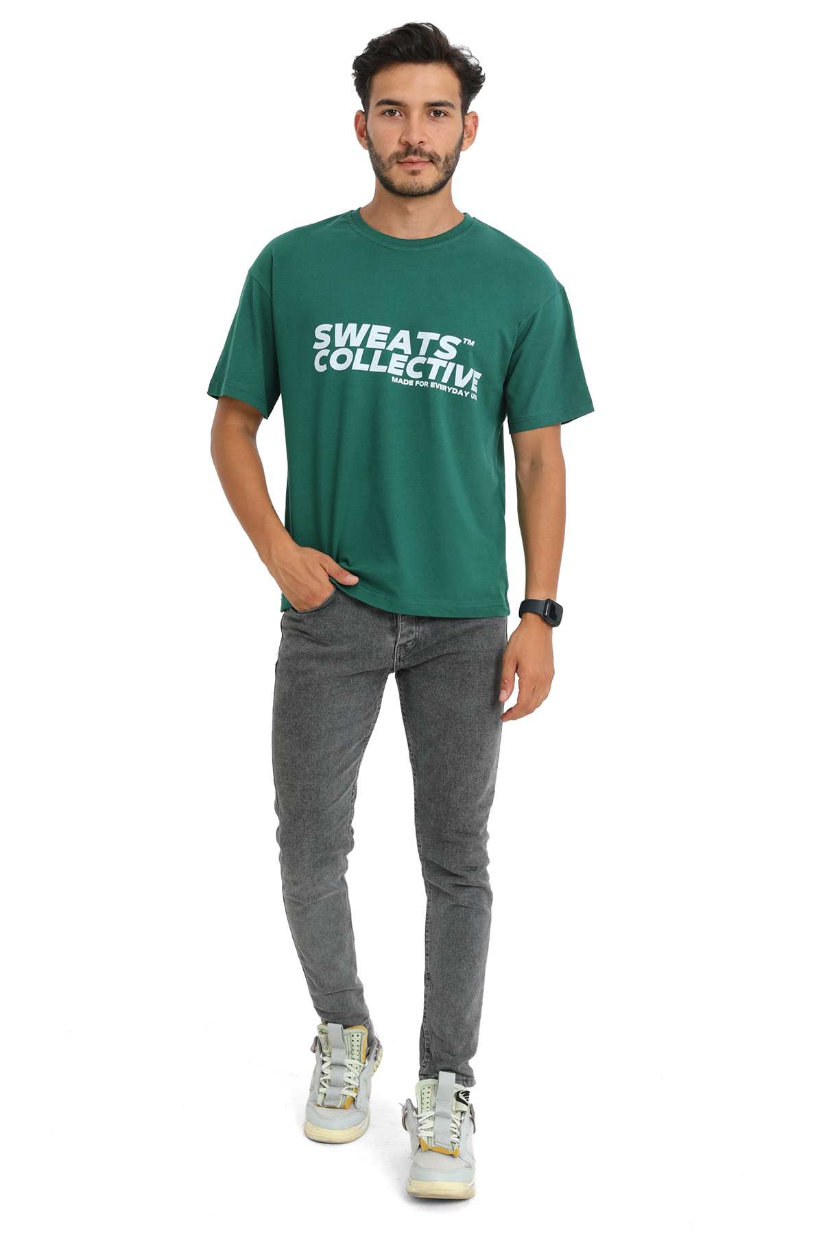 SELF CONTROL Unisex Oversize Sweats Collective Oldschool T-shirt 