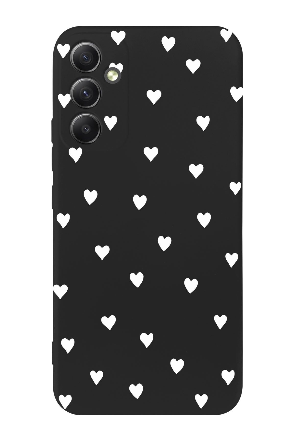 Galaxy S23 FE Compatible Hearts Design Phone Case